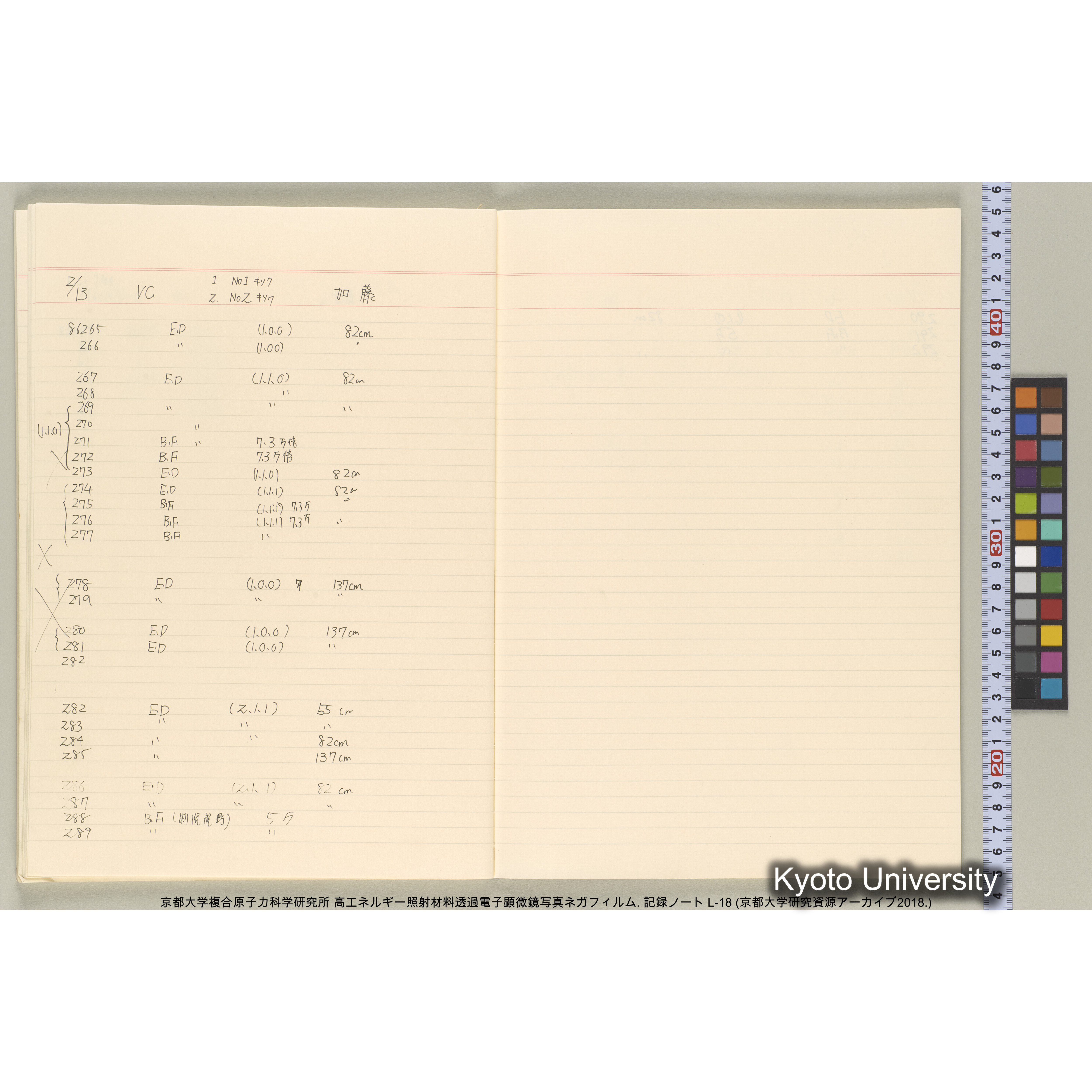 [記録ノート, Lシリーズ] L-18. 85755-86692. (39)