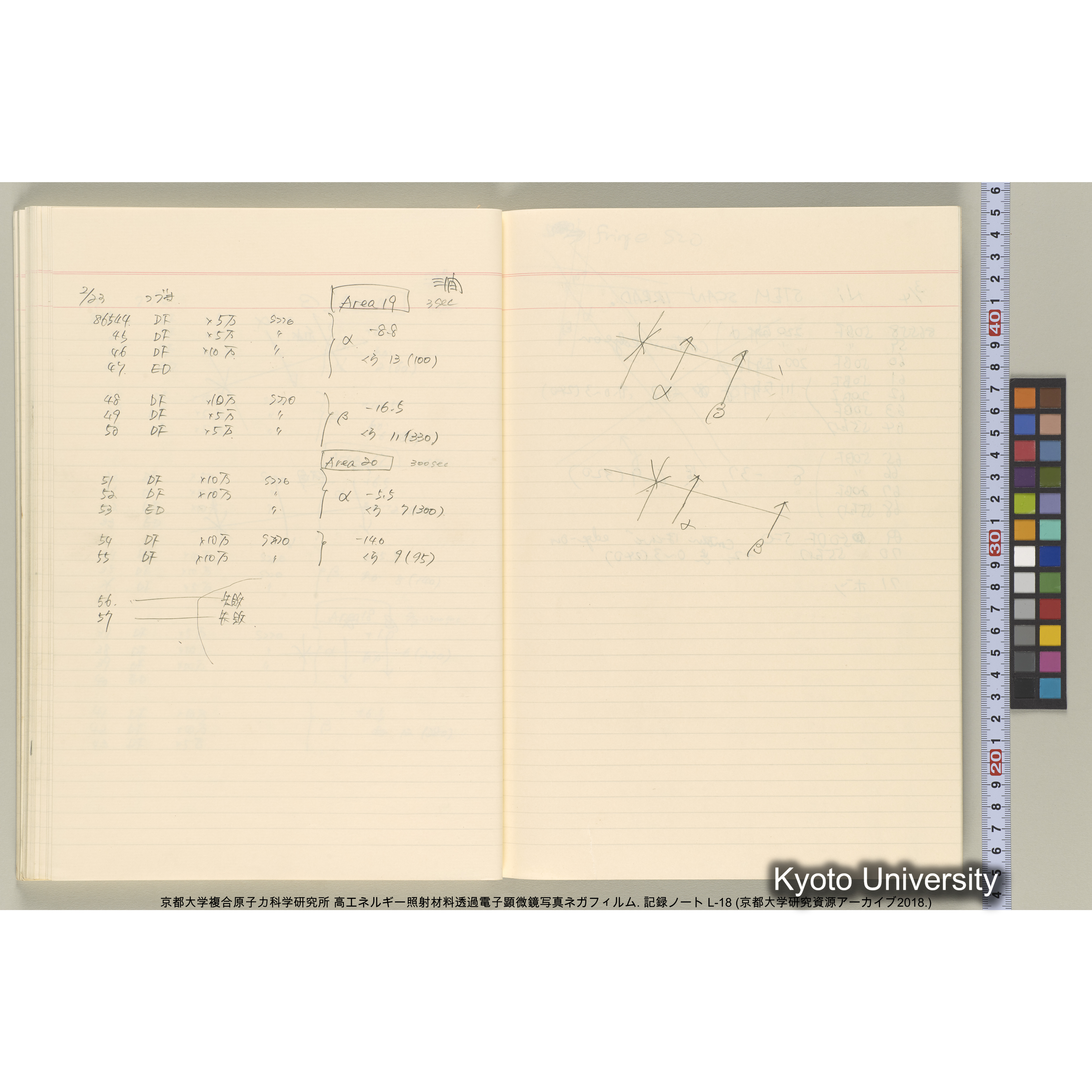 [記録ノート, Lシリーズ] L-18. 85755-86692. (56)