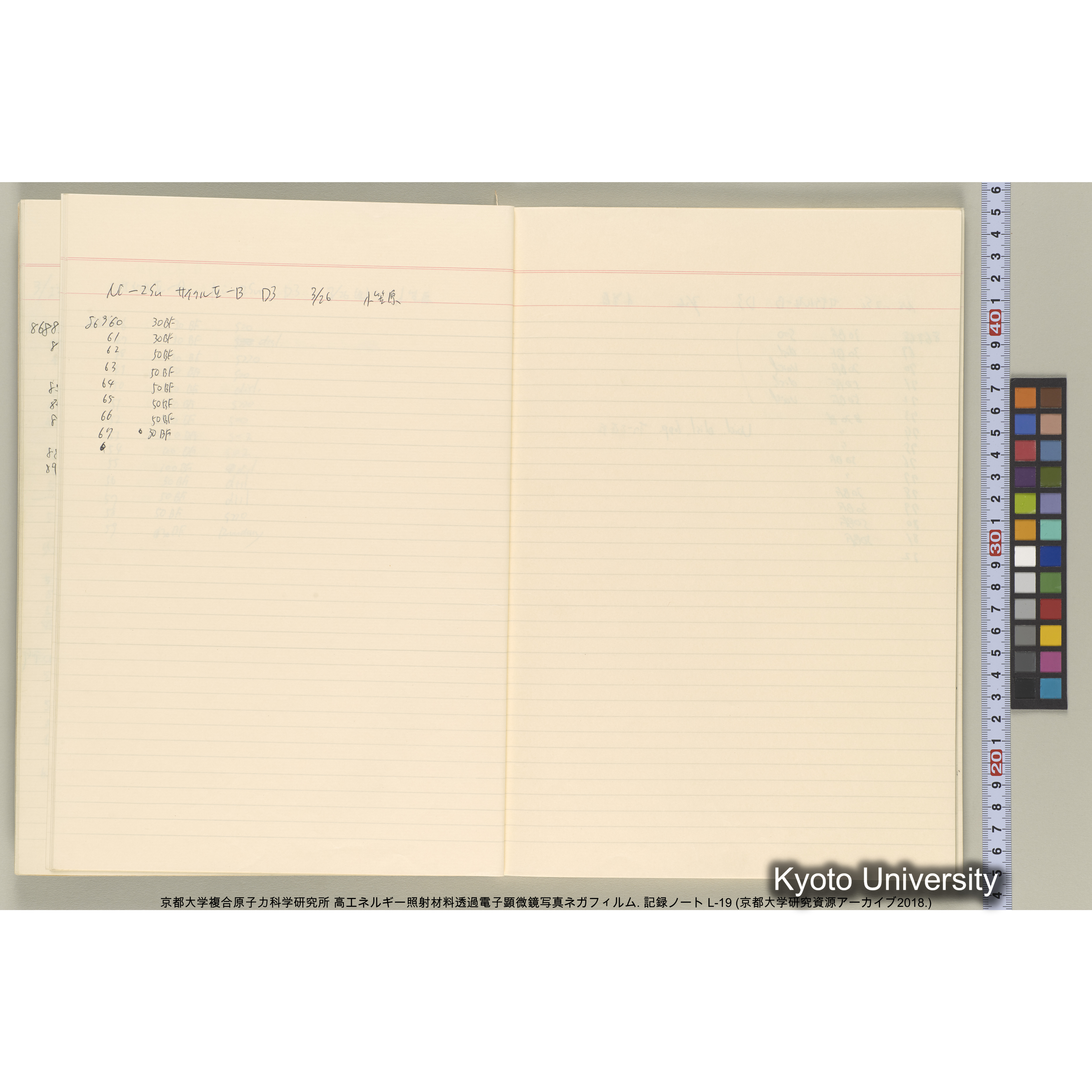 [記録ノート, Lシリーズ] L-19 (18)