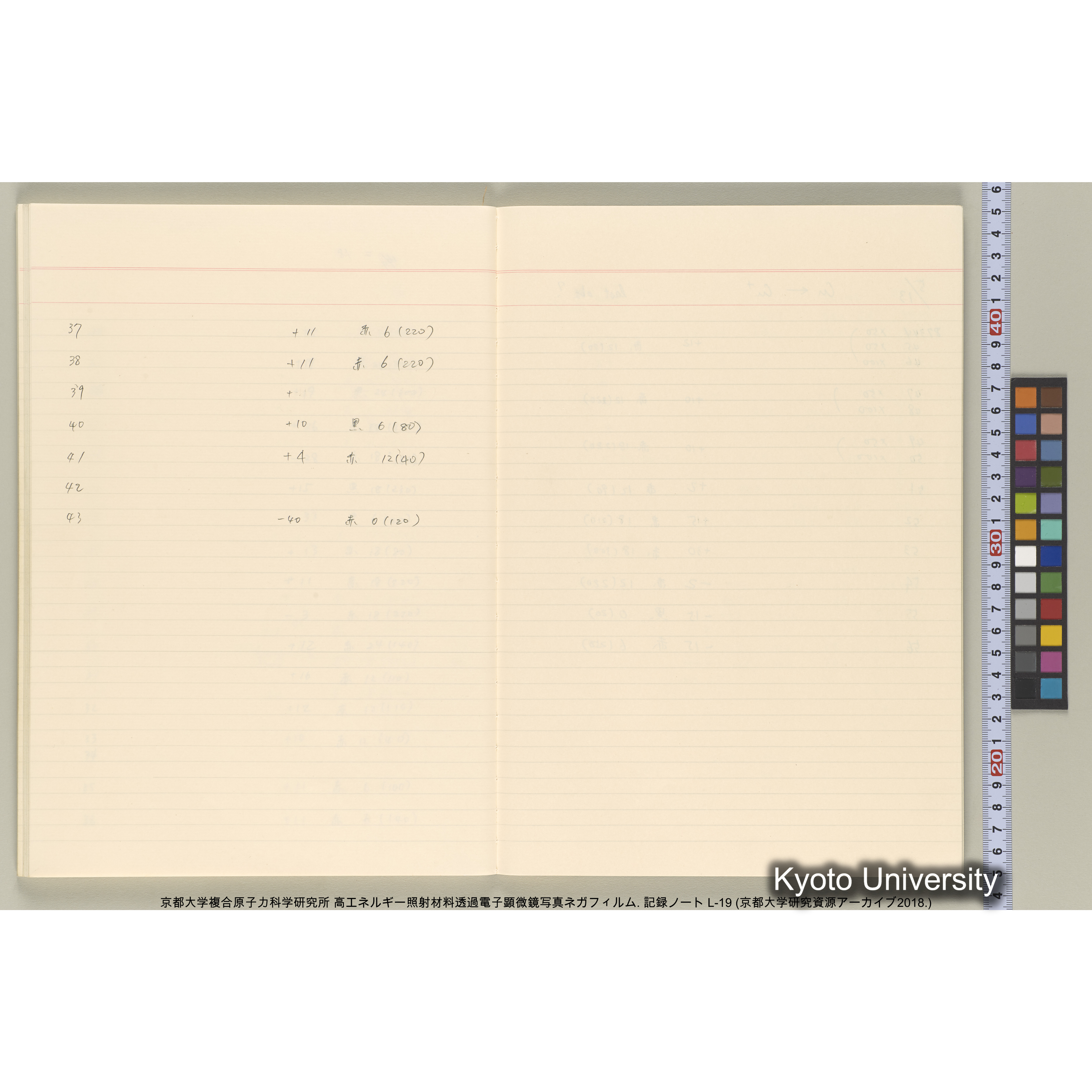 [記録ノート, Lシリーズ] L-19 (46)