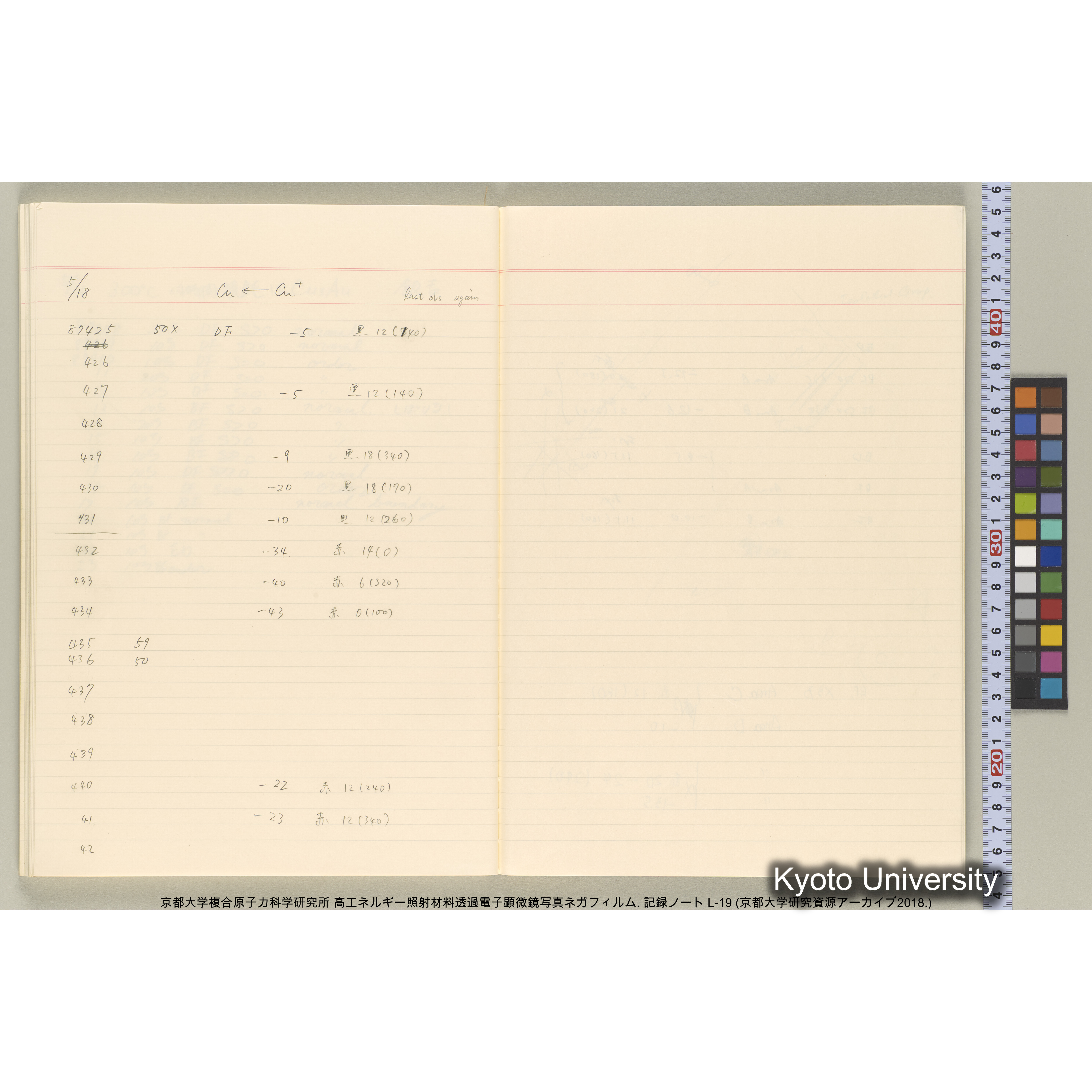 [記録ノート, Lシリーズ] L-19 (51)