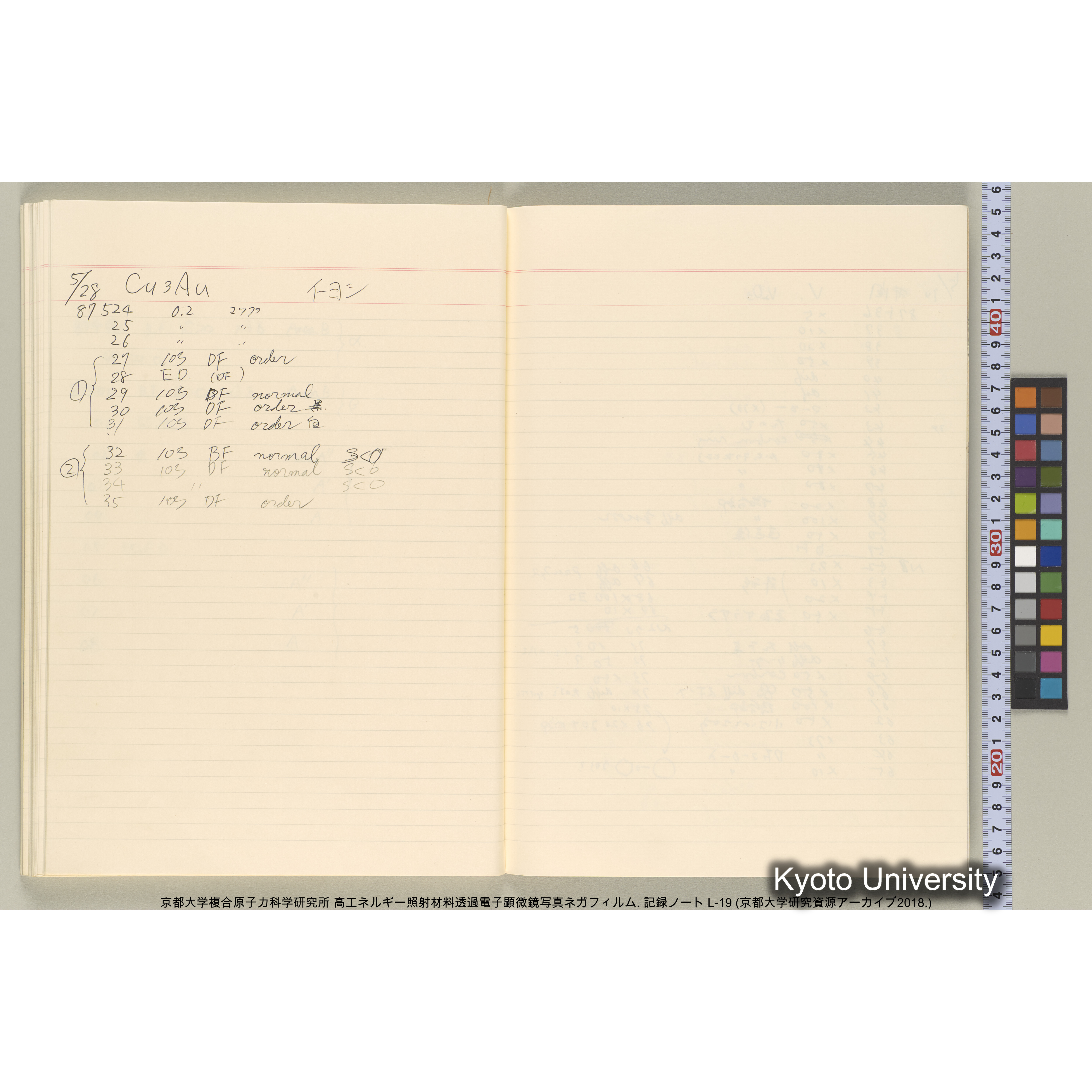 [記録ノート, Lシリーズ] L-19 (61)