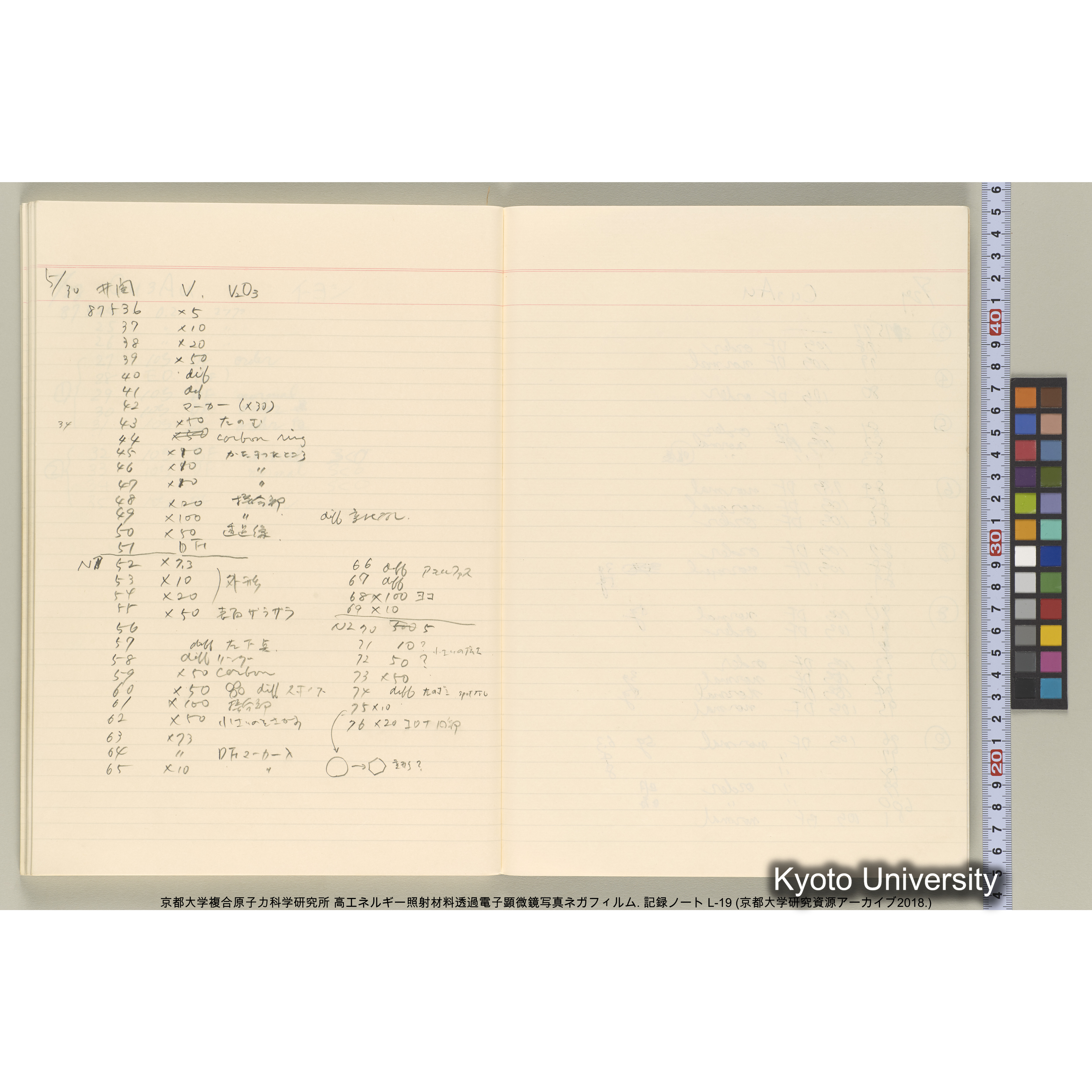 [記録ノート, Lシリーズ] L-19 (62)