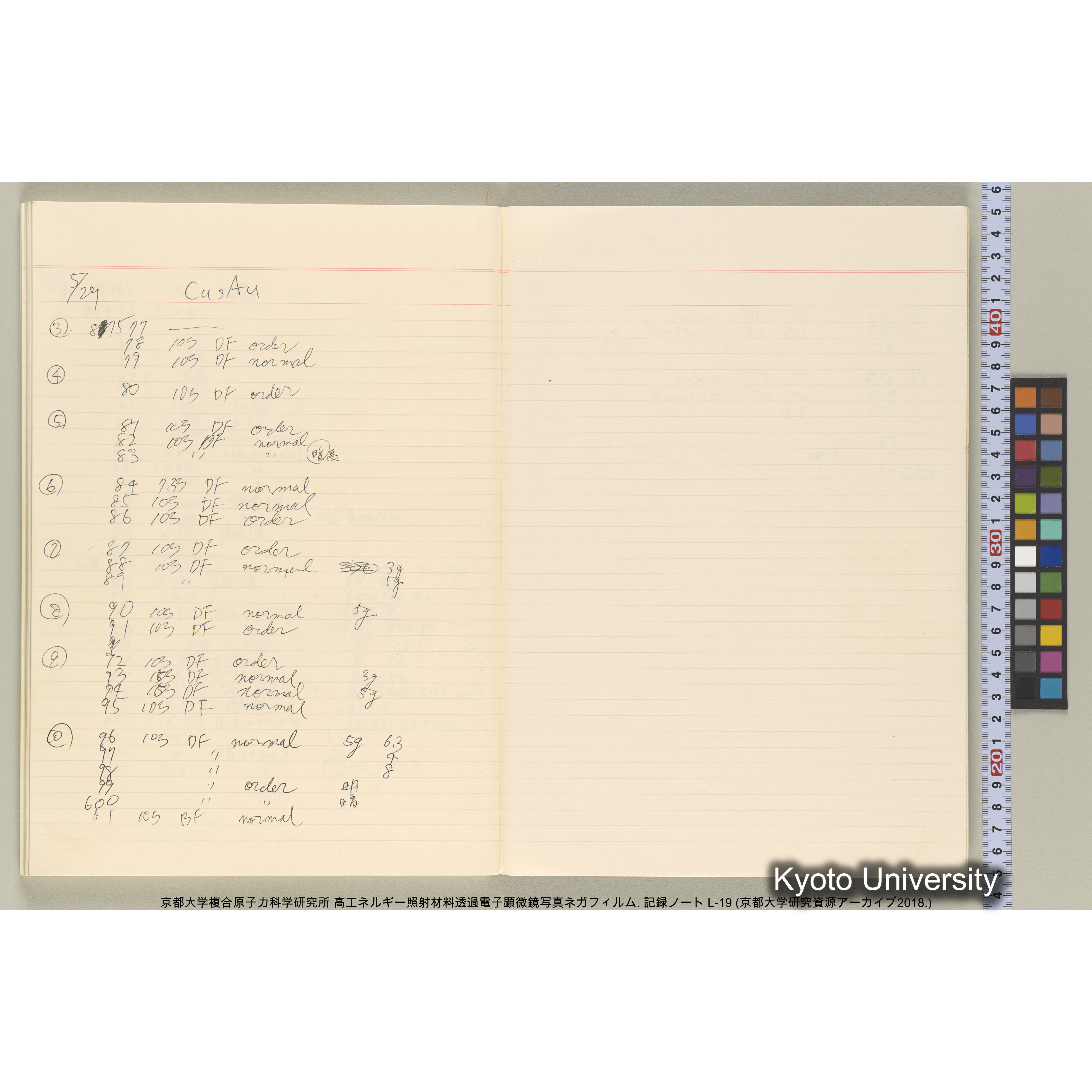 [記録ノート, Lシリーズ] L-19 (63)