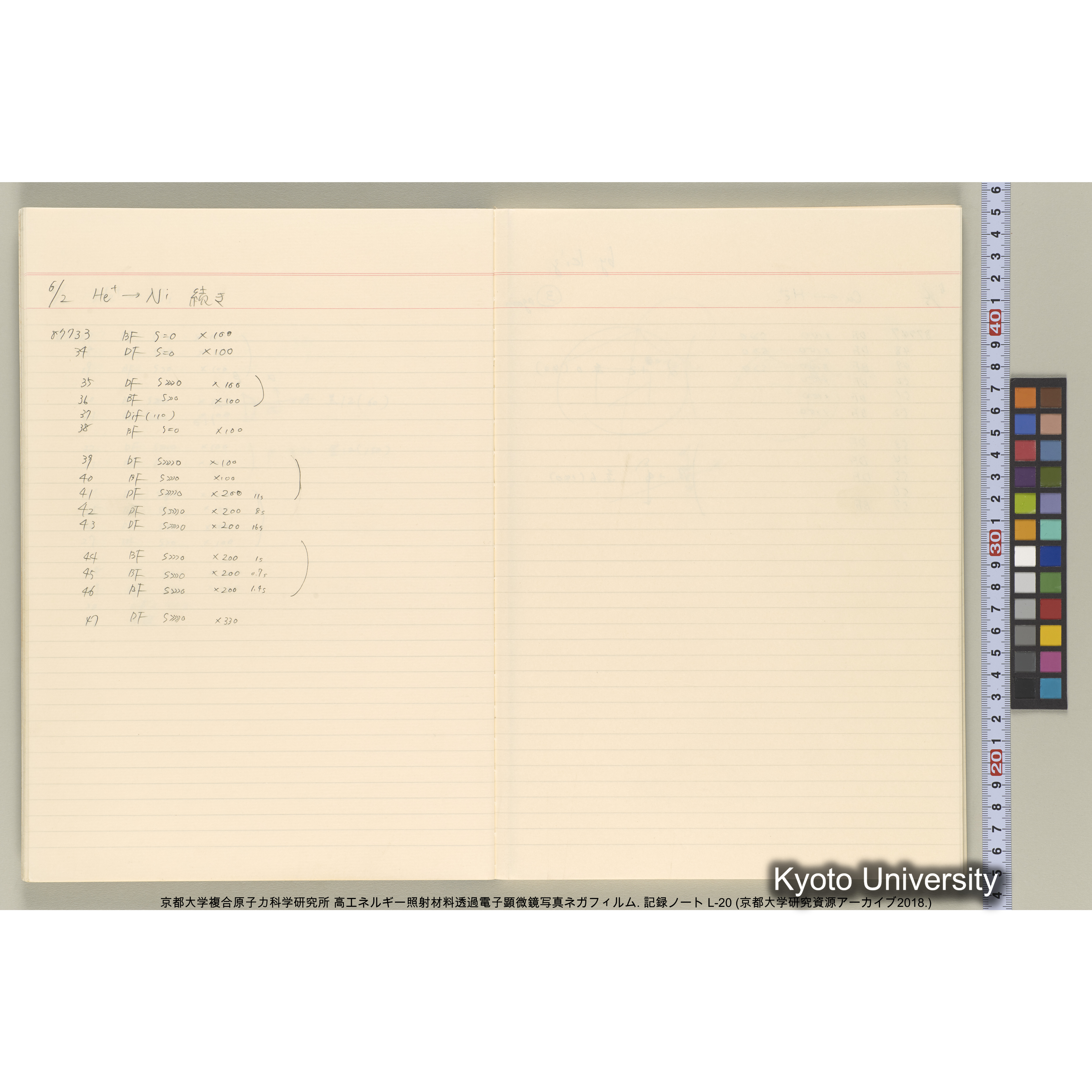 [記録ノート, Lシリーズ] L-20 ’93.5.31〜 (12)