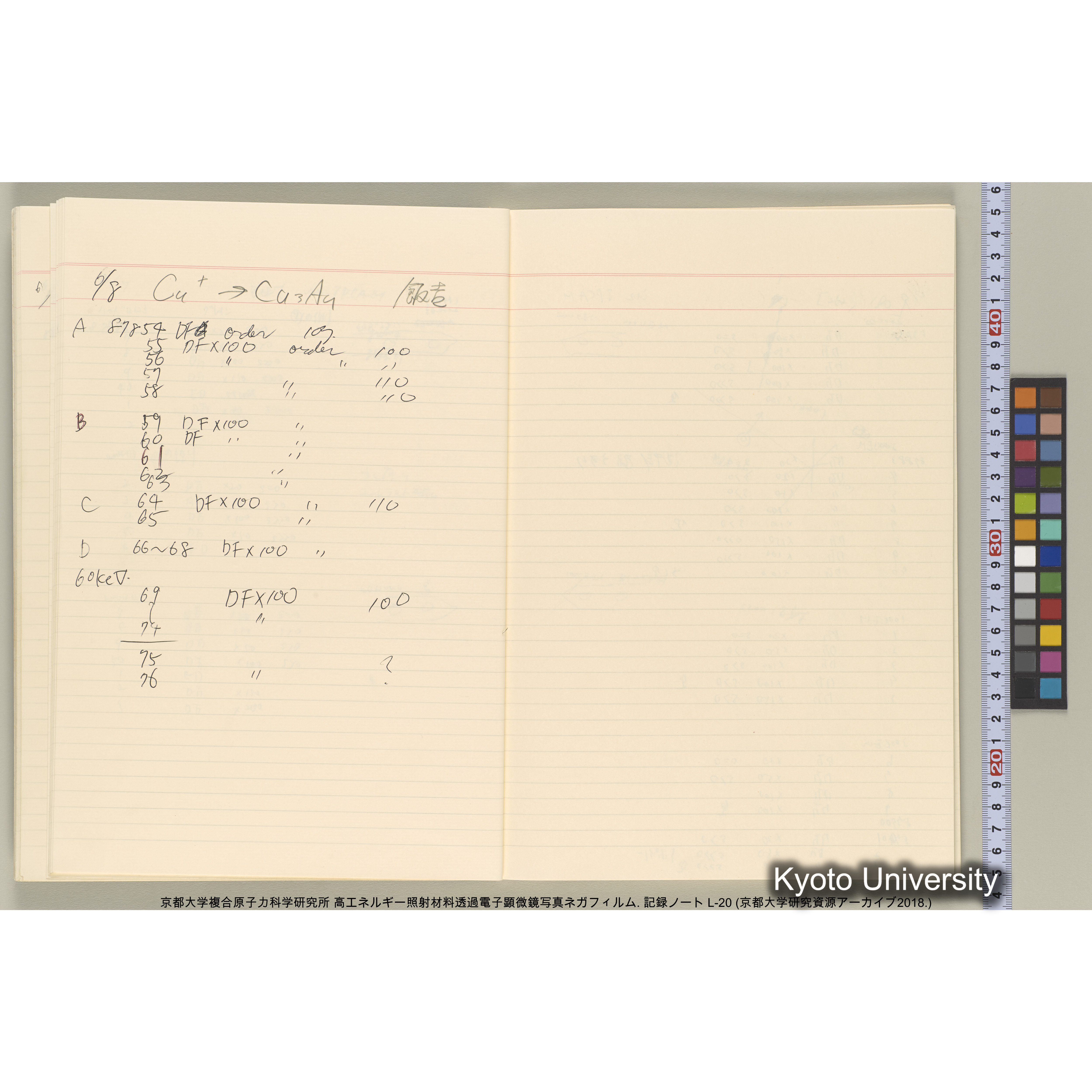 [記録ノート, Lシリーズ] L-20 ’93.5.31〜 (20)