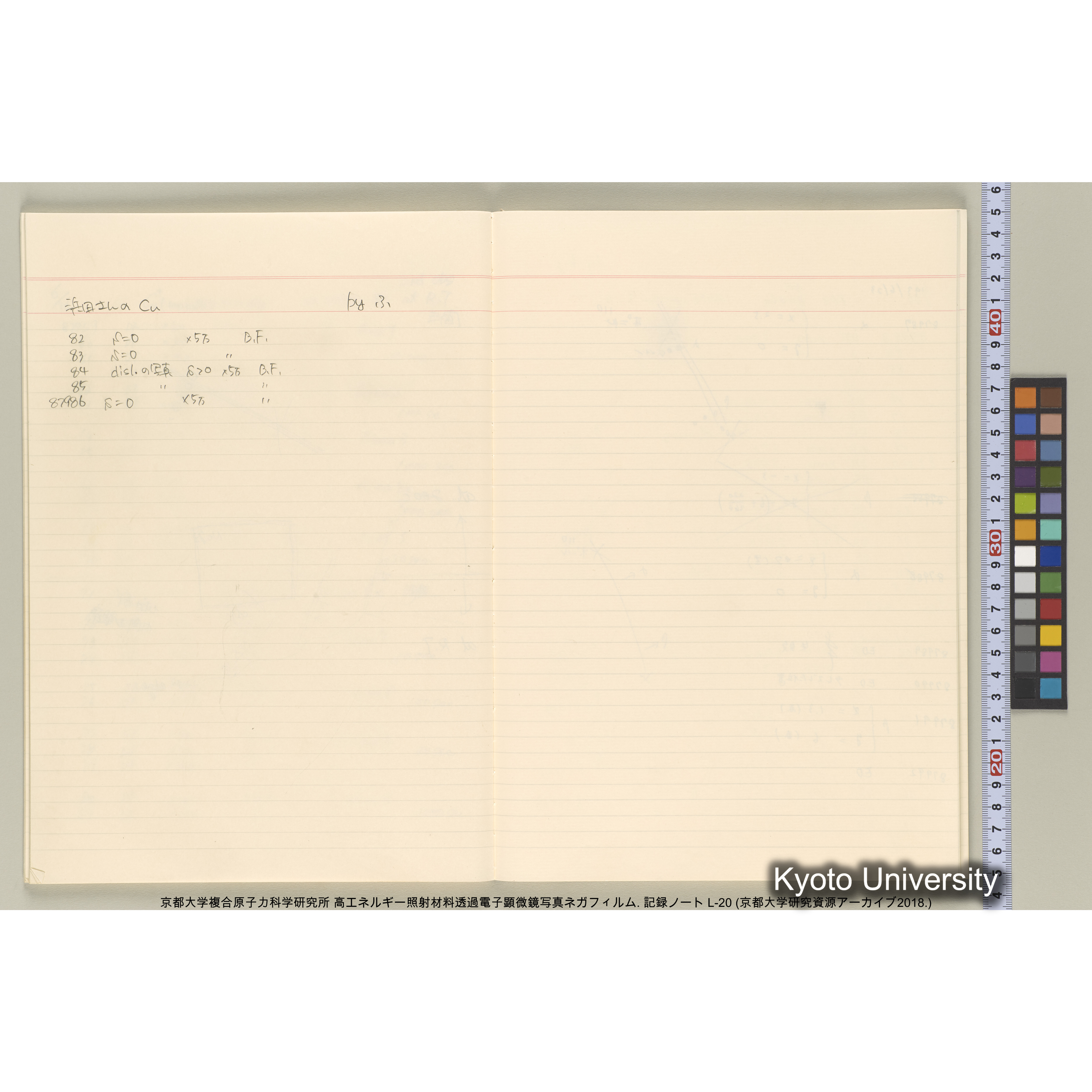 [記録ノート, Lシリーズ] L-20 ’93.5.31〜 (26)