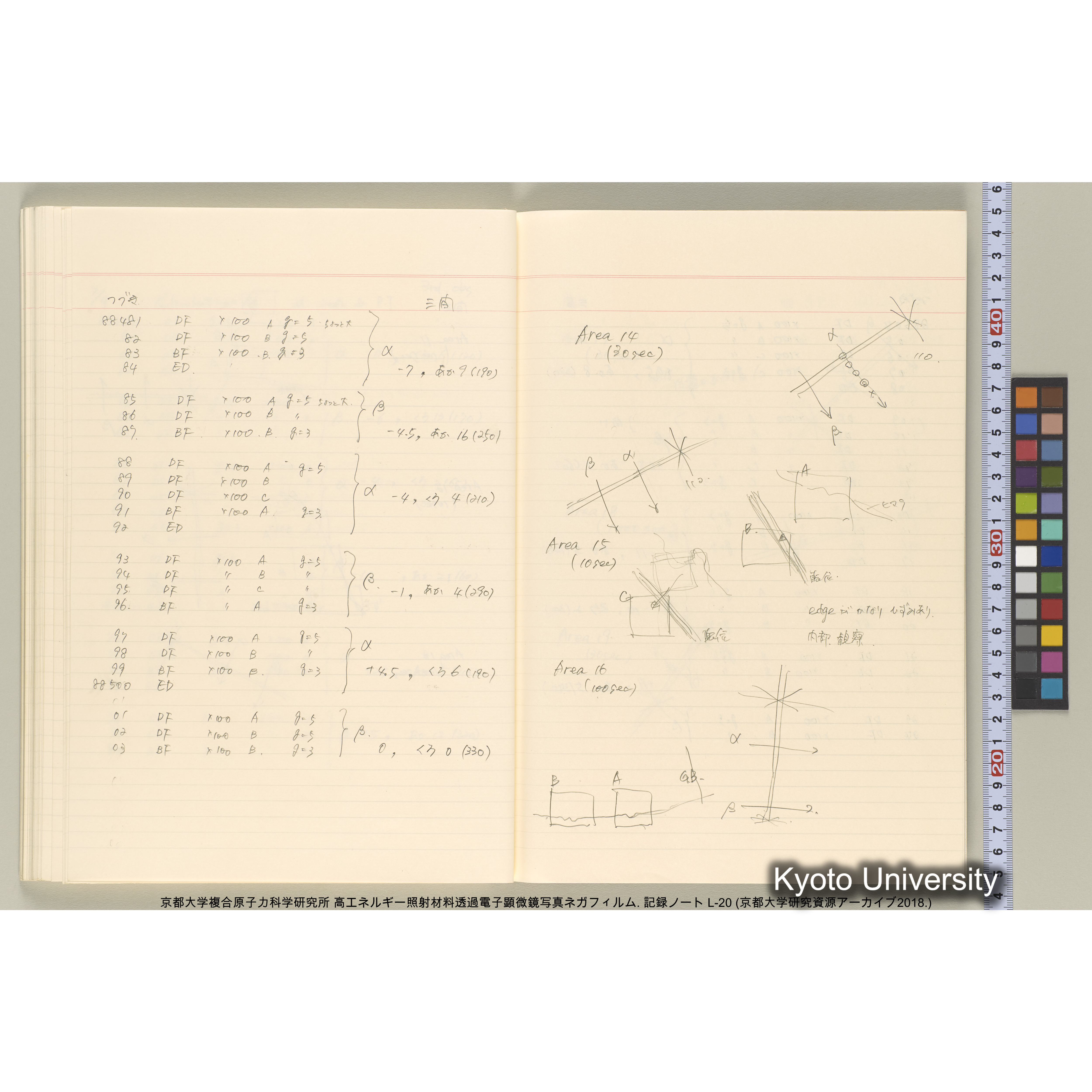 [記録ノート, Lシリーズ] L-20 ’93.5.31〜 (57)