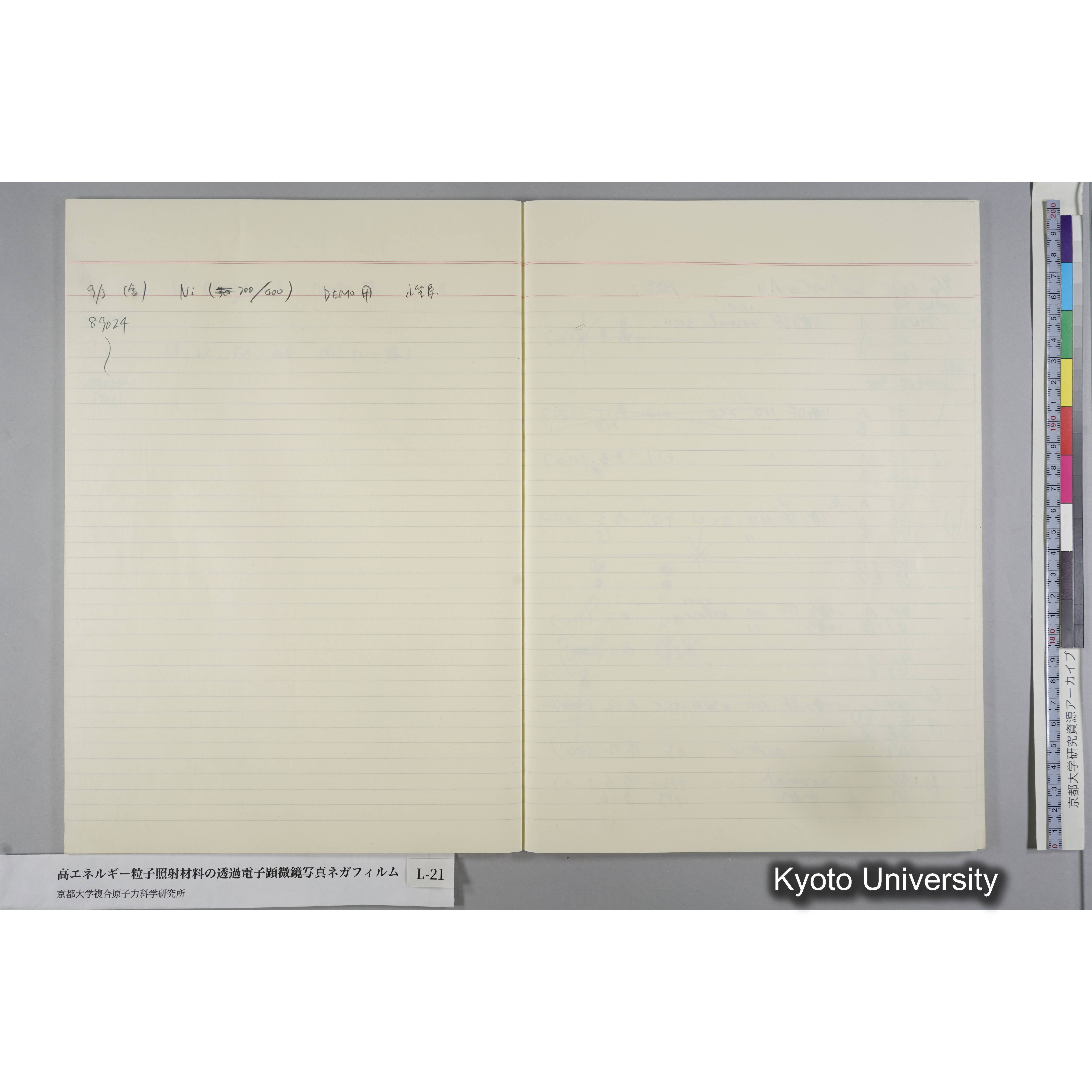 [記録ノート, Lシリーズ] L-21 '93.7.10〜 (31)