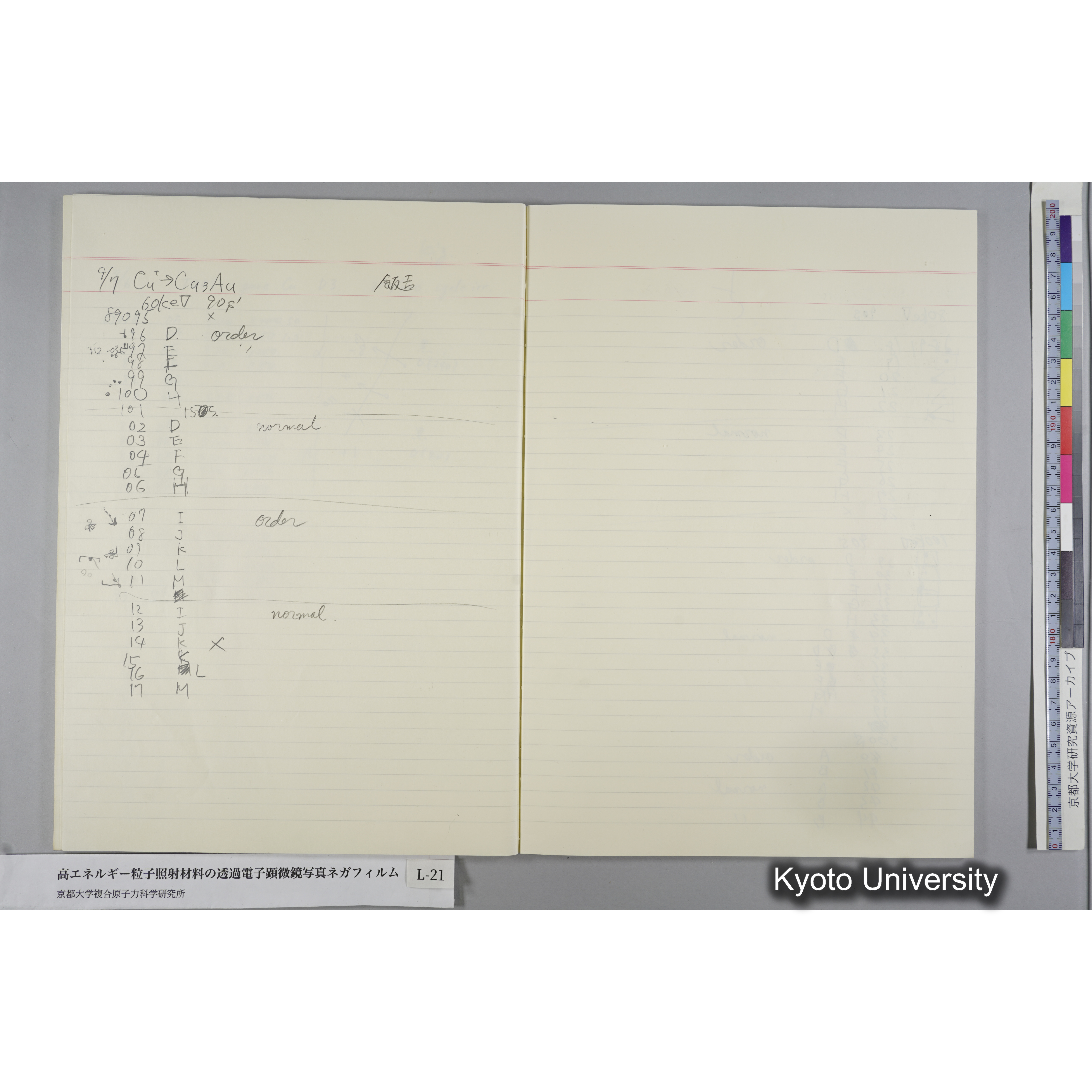 [記録ノート, Lシリーズ] L-21 '93.7.10〜 (35)
