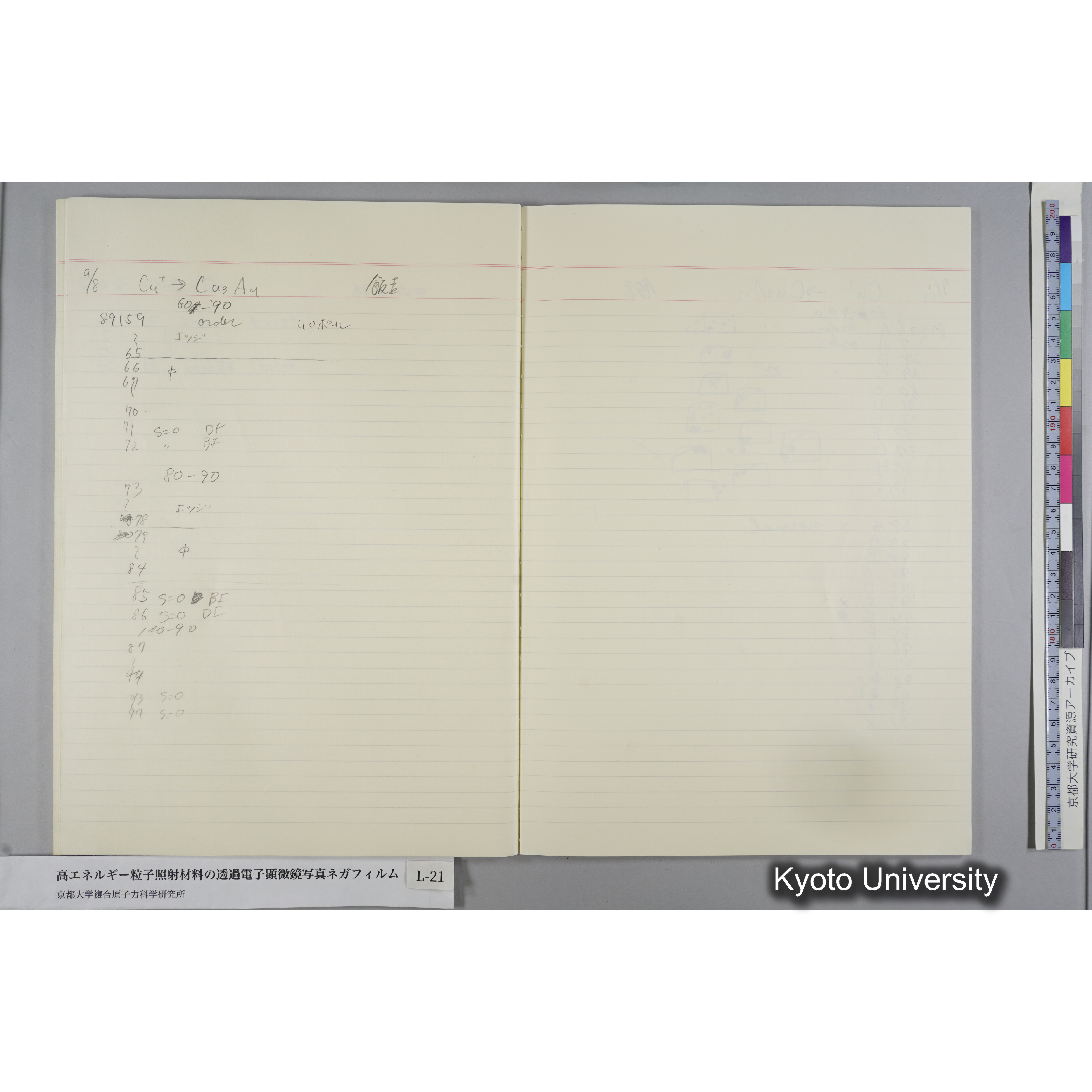 [記録ノート, Lシリーズ] L-21 '93.7.10〜 (38)