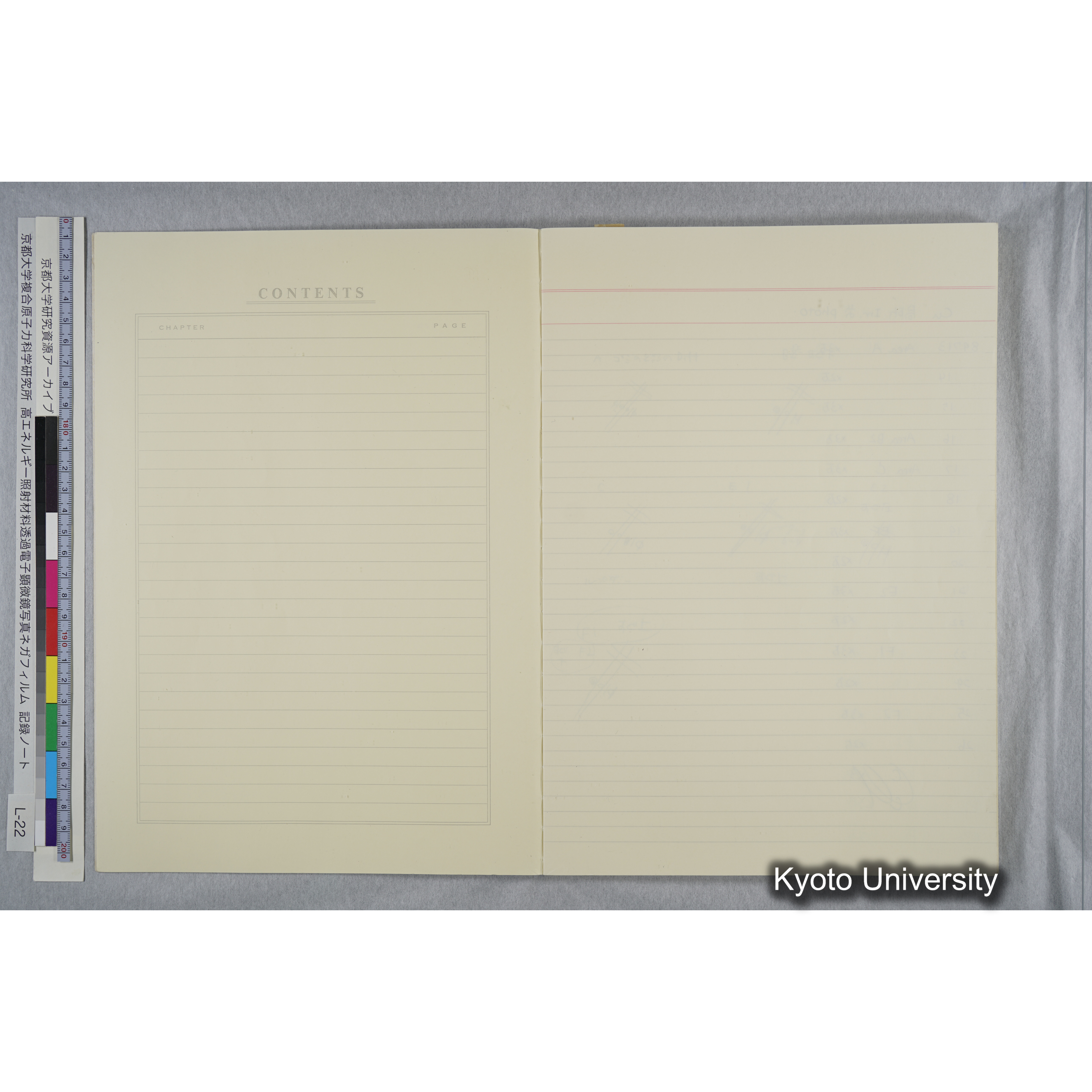 [記録ノート, Lシリーズ] L-22 '93.10.6〜 (3)