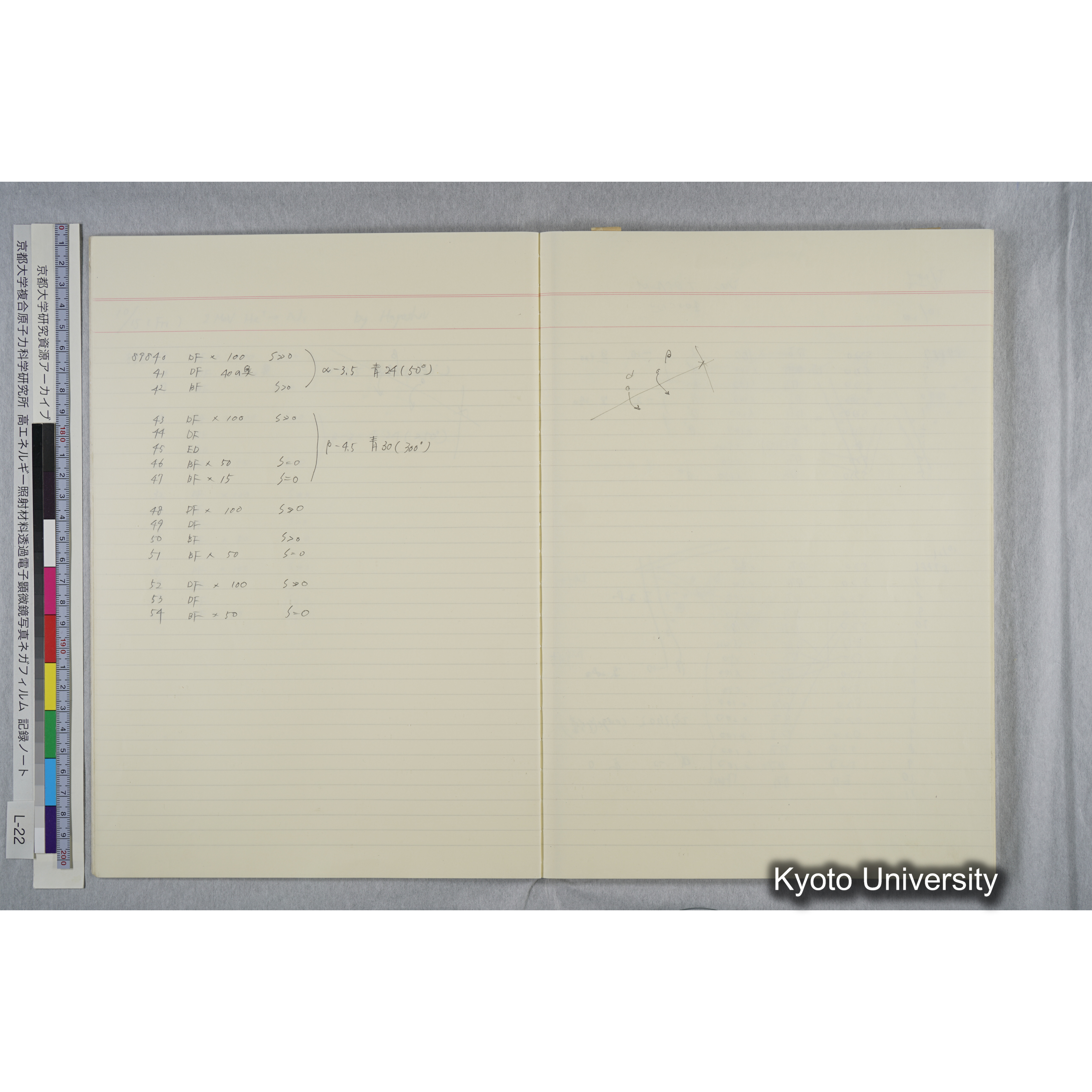 [記録ノート, Lシリーズ] L-22 '93.10.6〜 (13)