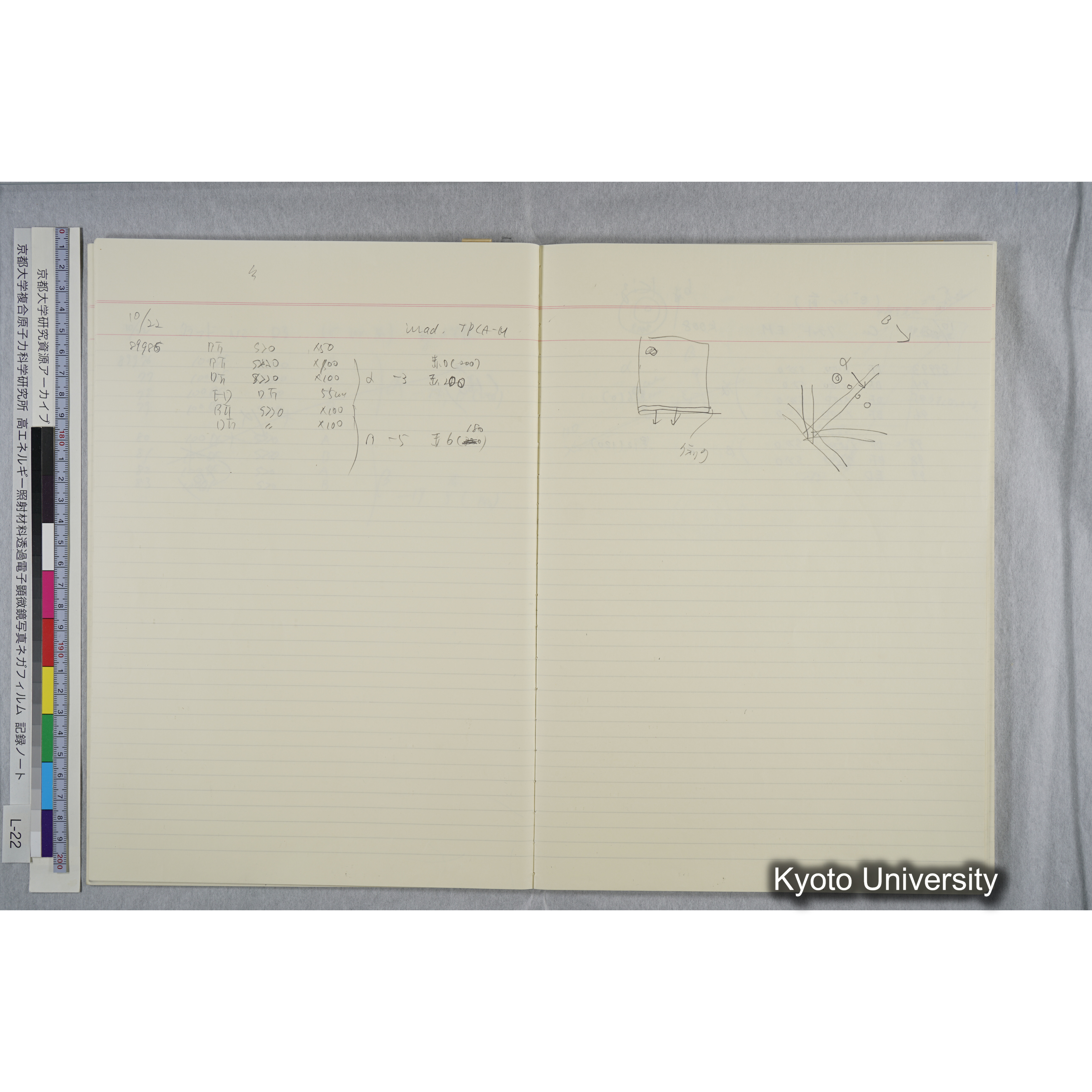 [記録ノート, Lシリーズ] L-22 '93.10.6〜 (22)