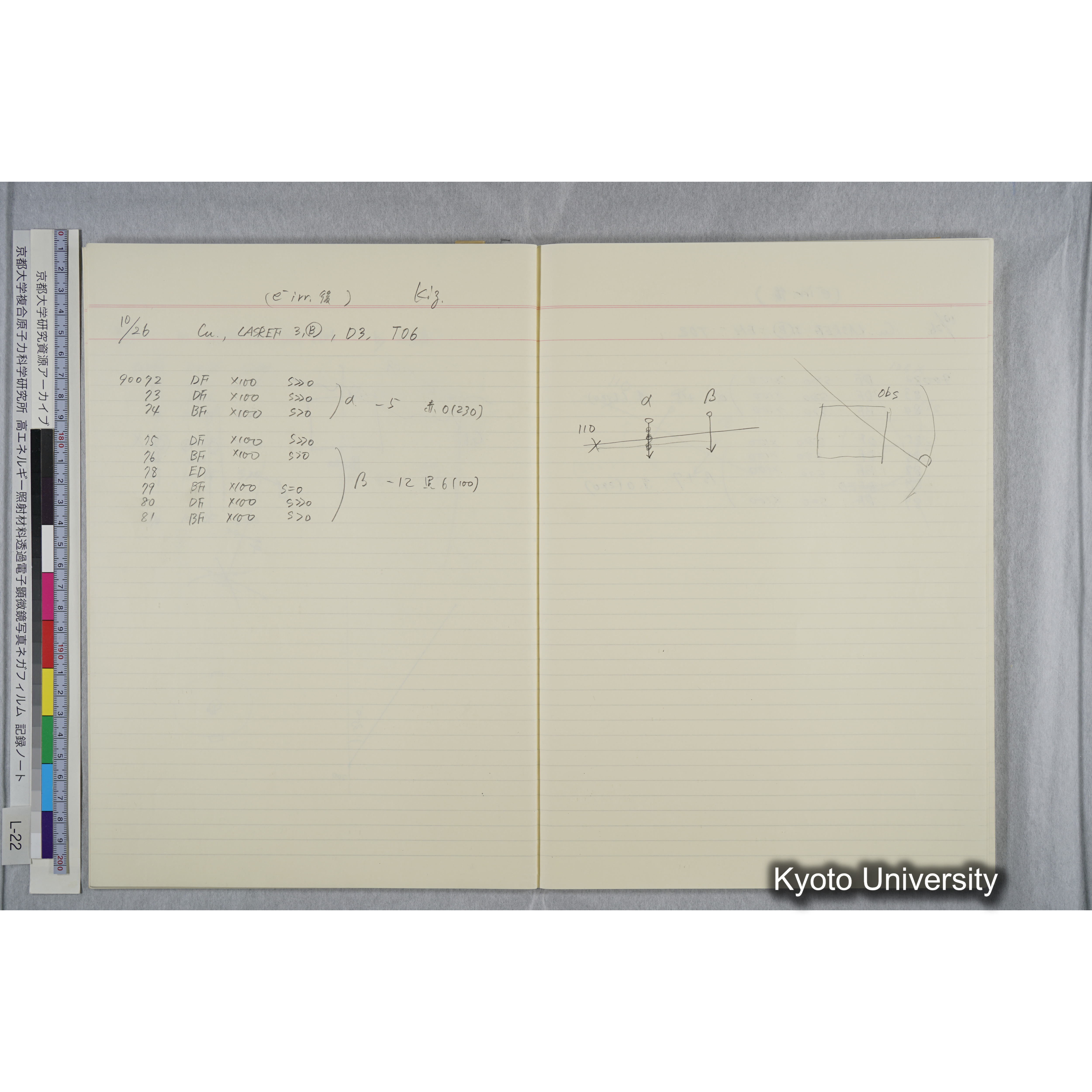 [記録ノート, Lシリーズ] L-22 '93.10.6〜 (32)