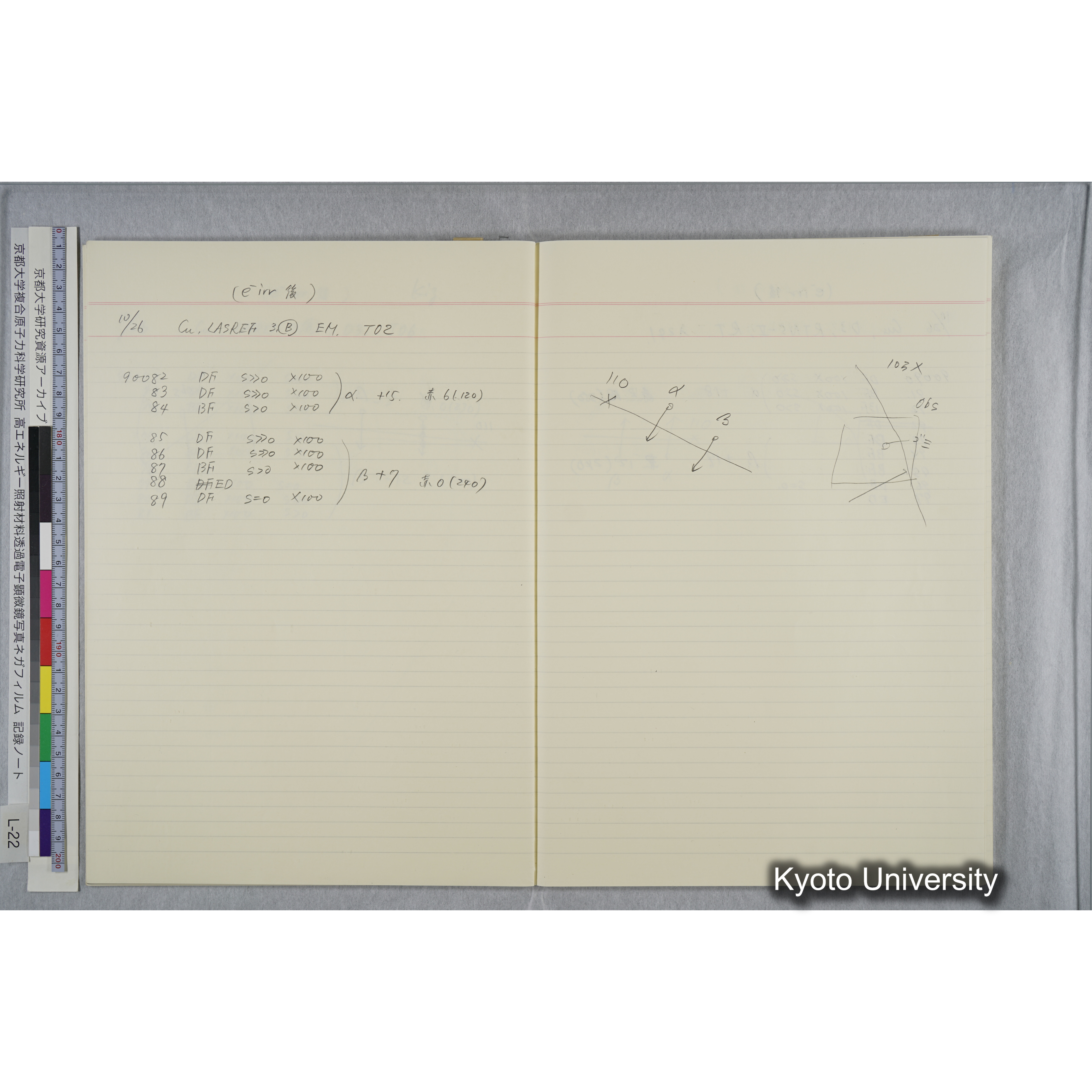 [記録ノート, Lシリーズ] L-22 '93.10.6〜 (33)