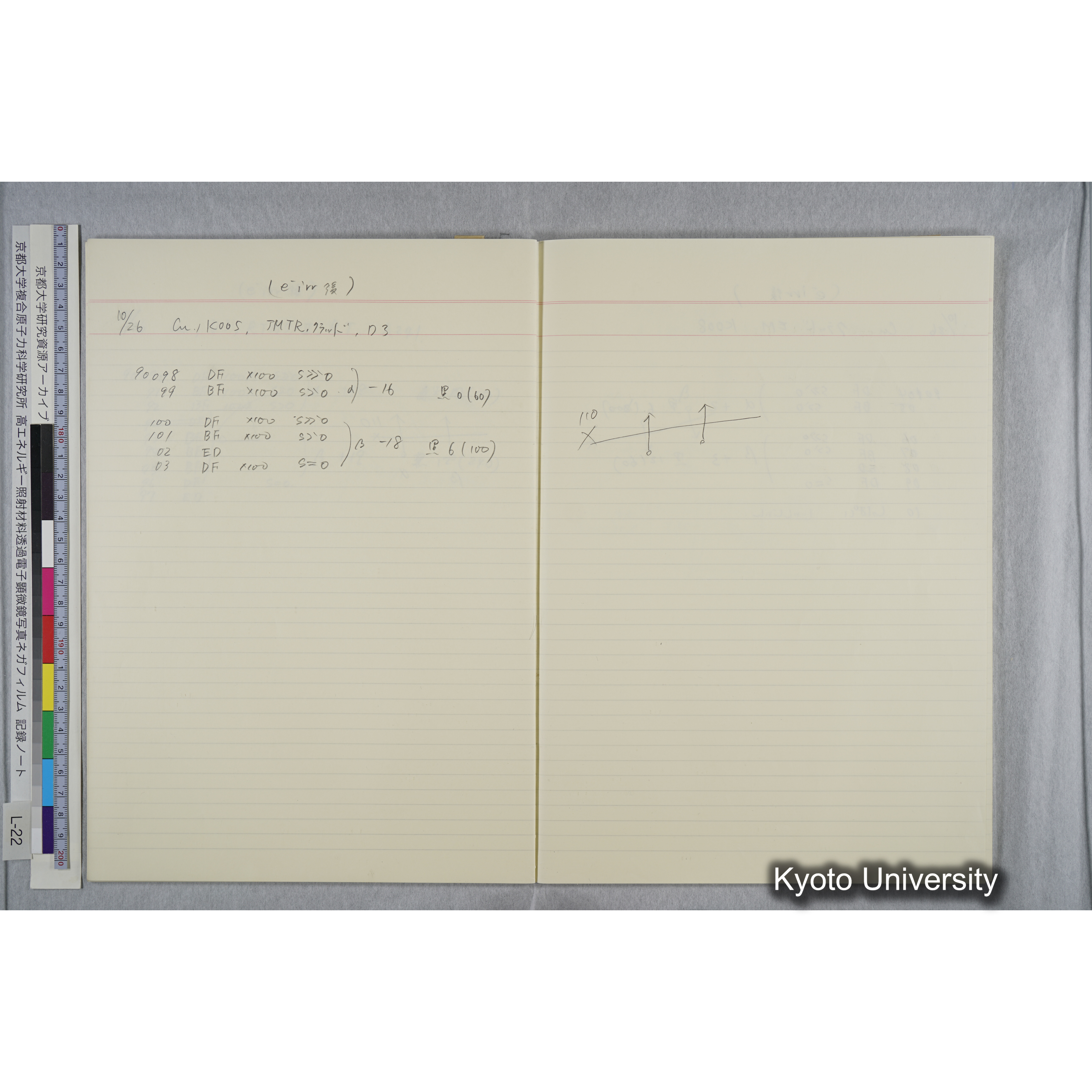 [記録ノート, Lシリーズ] L-22 '93.10.6〜 (35)