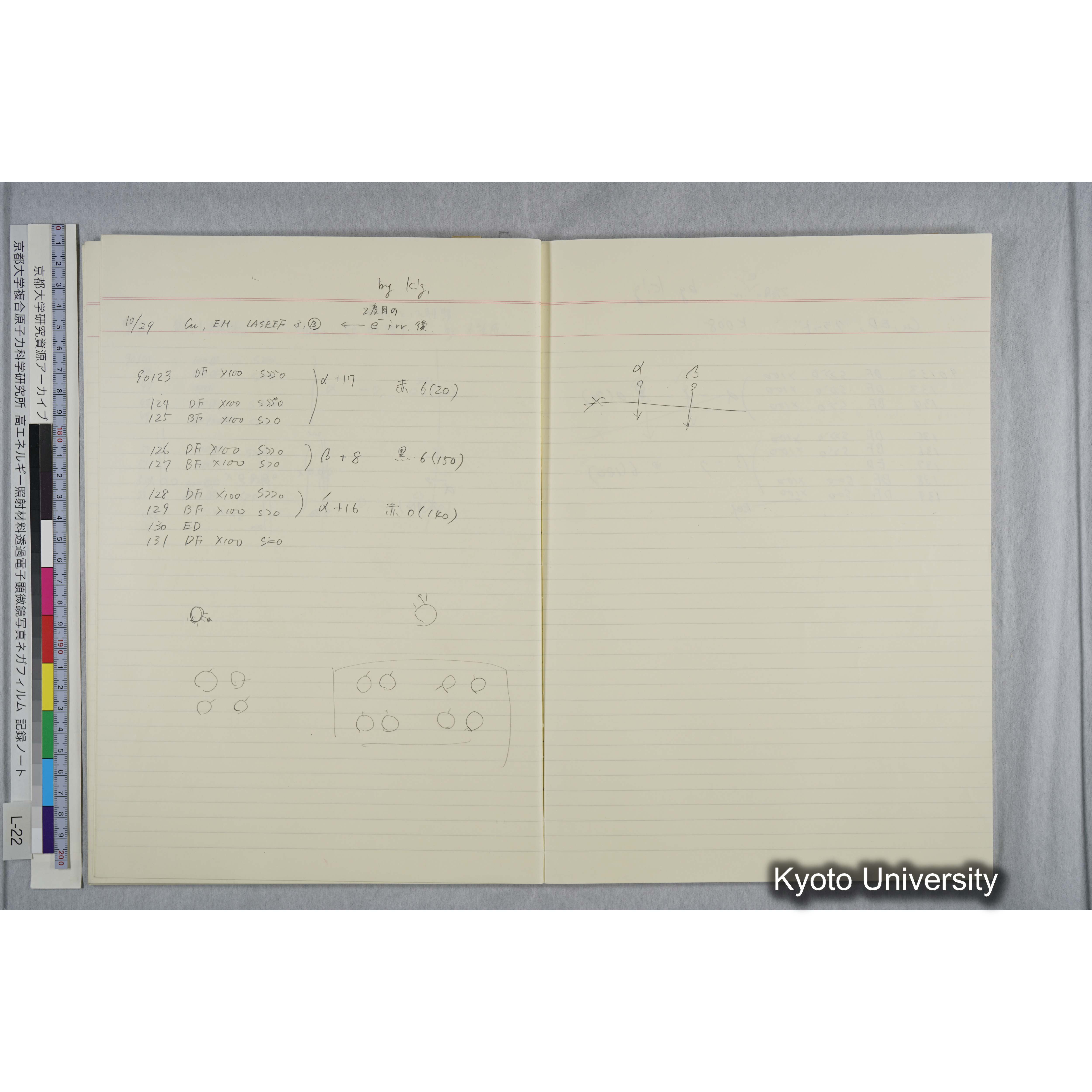 [記録ノート, Lシリーズ] L-22 '93.10.6〜 (40)