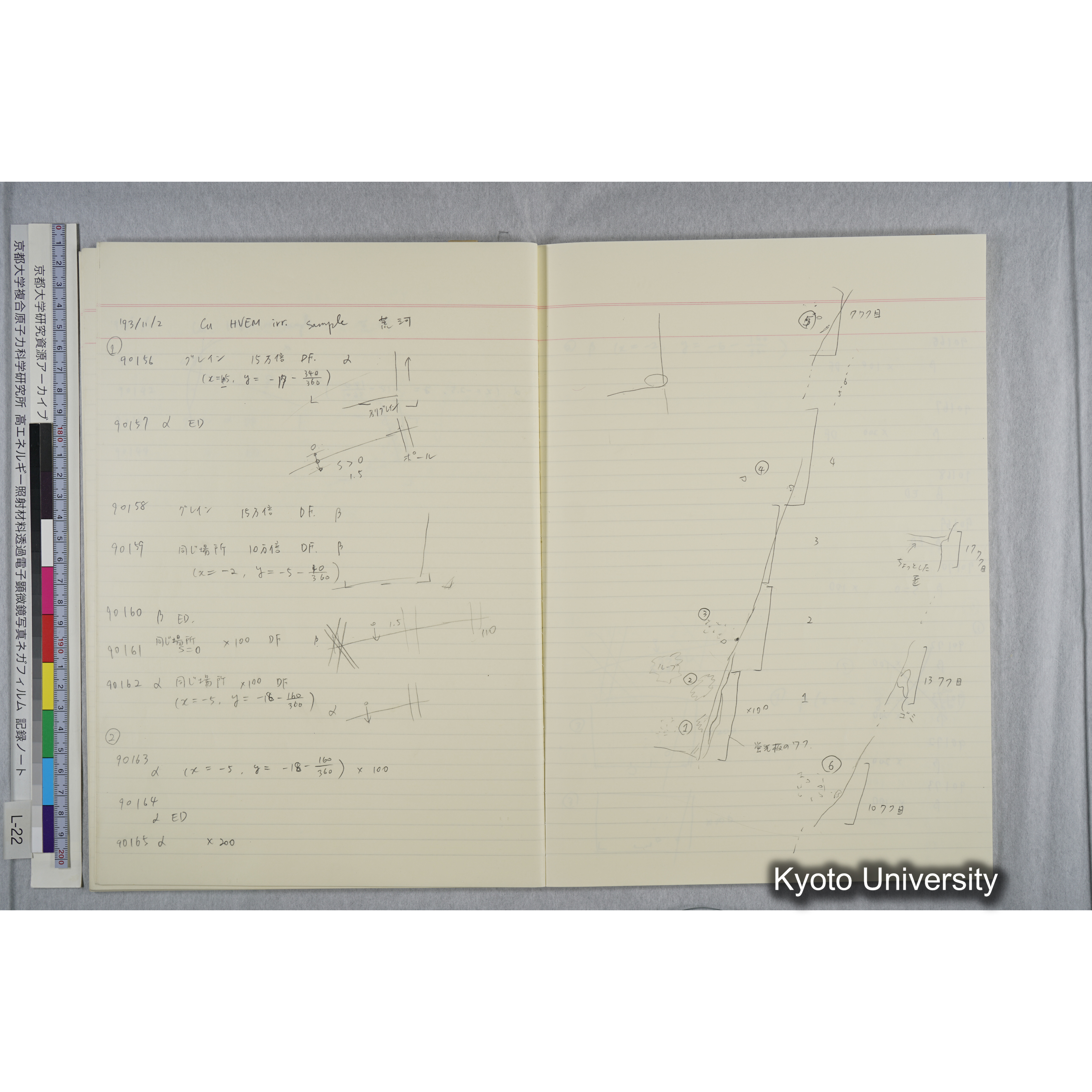 [記録ノート, Lシリーズ] L-22 '93.10.6〜 (43)