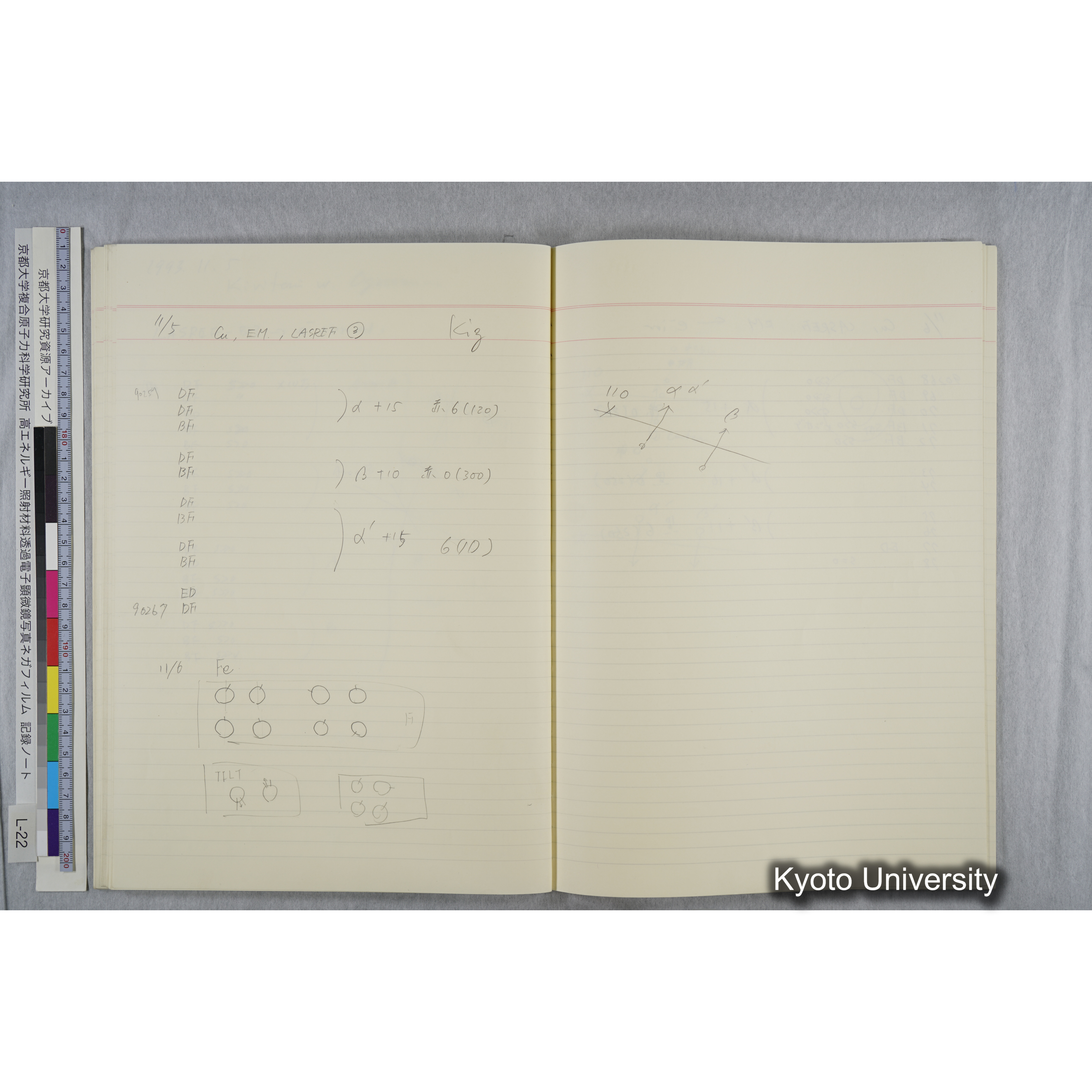 [記録ノート, Lシリーズ] L-22 '93.10.6〜 (55)