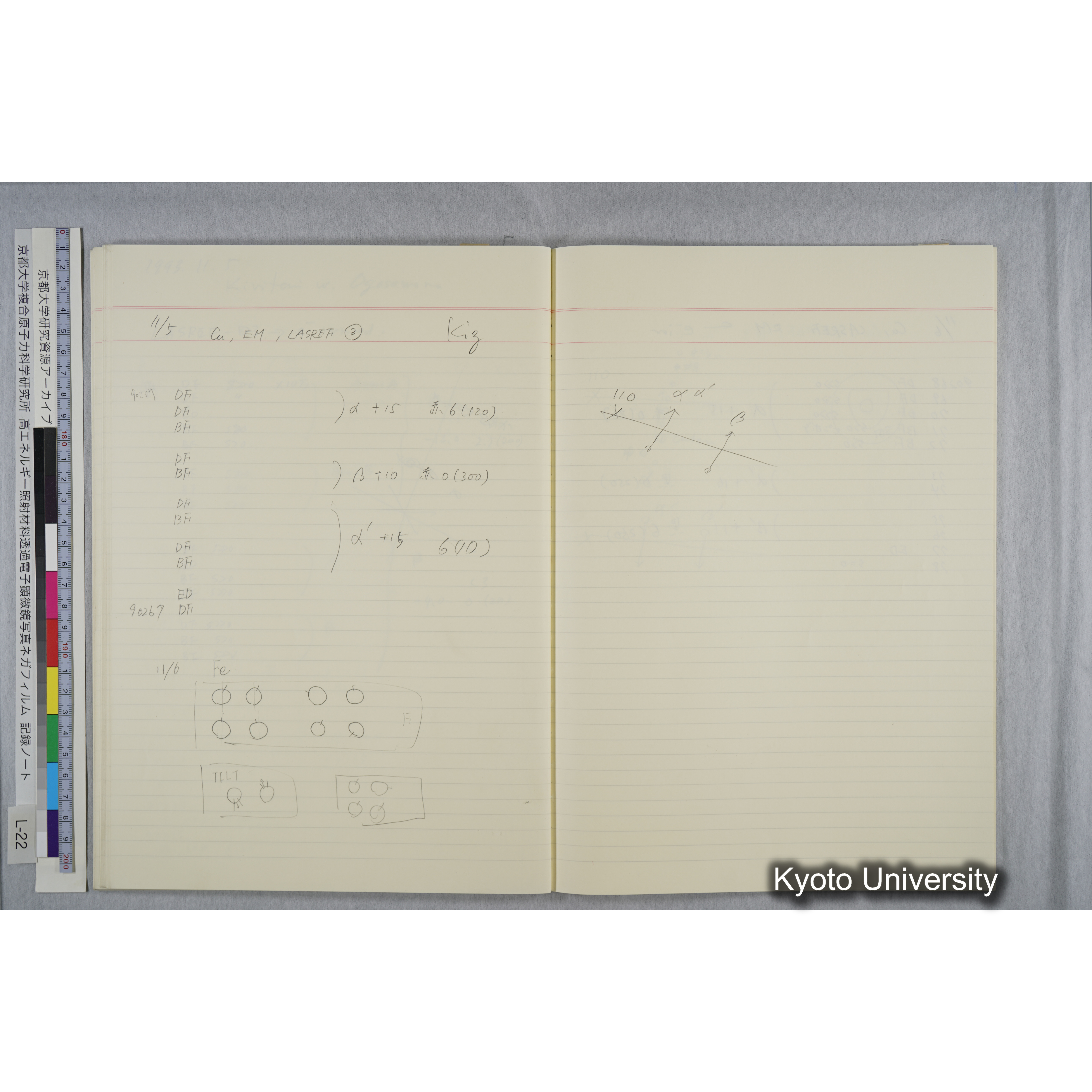 [記録ノート, Lシリーズ] L-22 '93.10.6〜 (56)