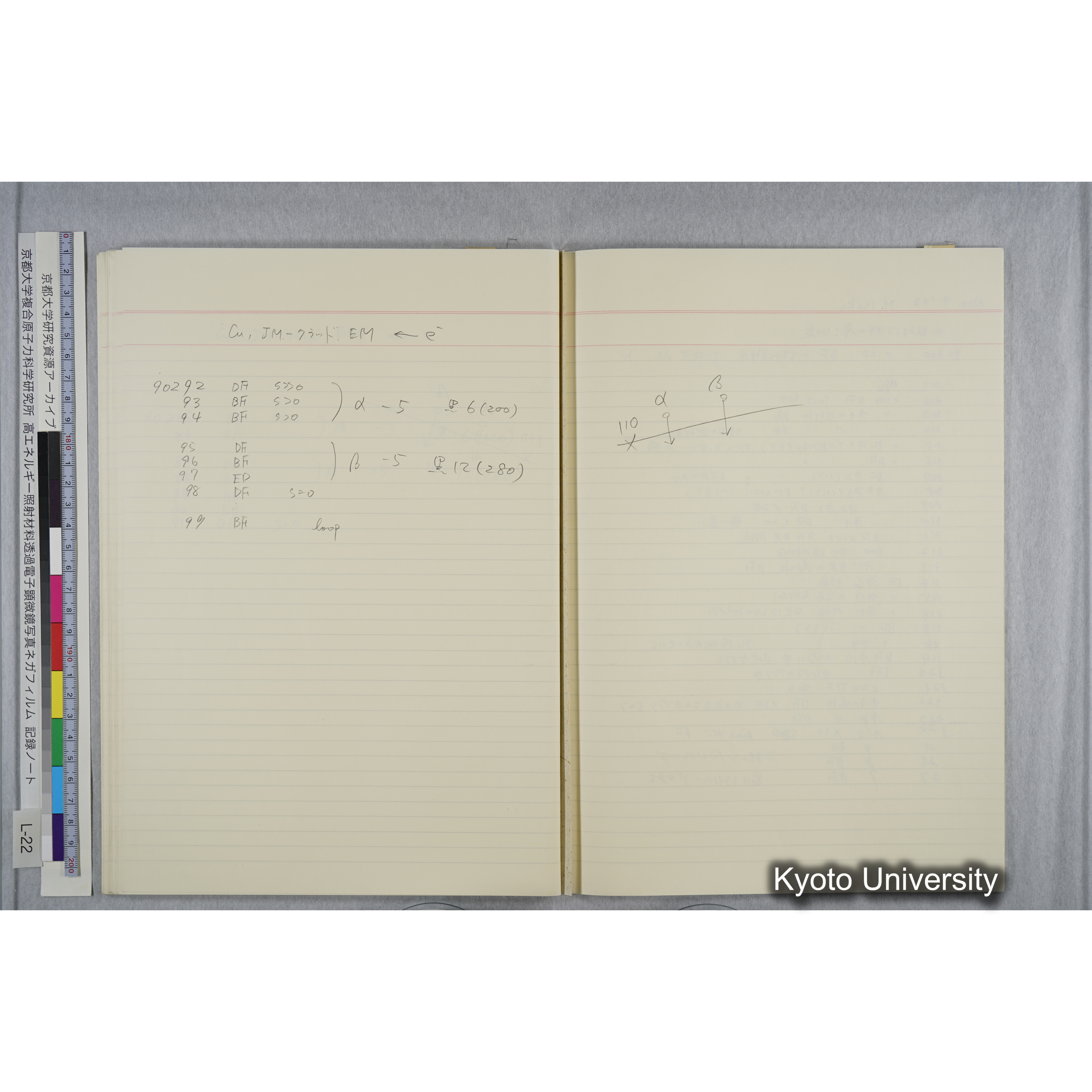 [記録ノート, Lシリーズ] L-22 '93.10.6〜 (61)