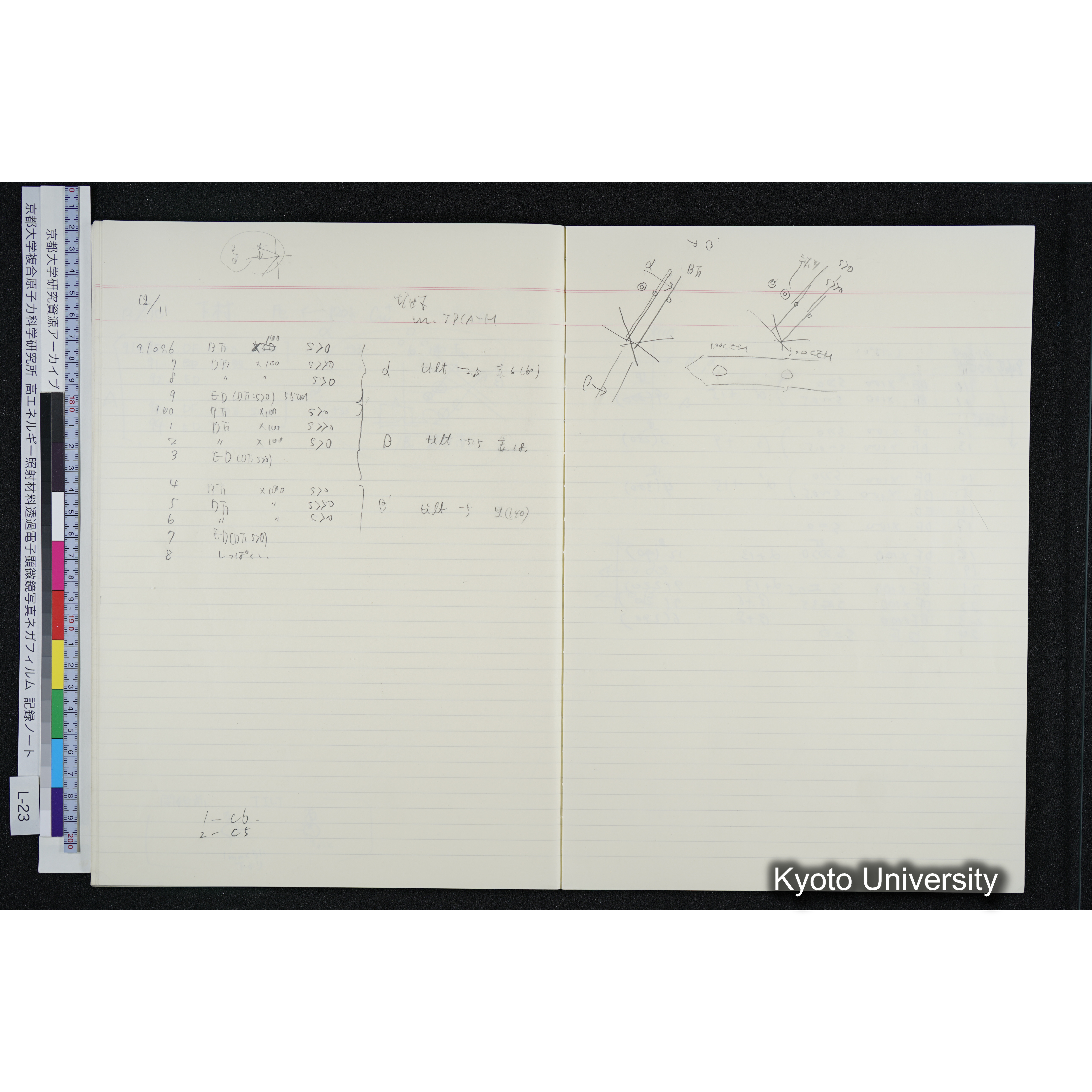 [記録ノート, Lシリーズ] L-23 '93.11.16〜 (36)