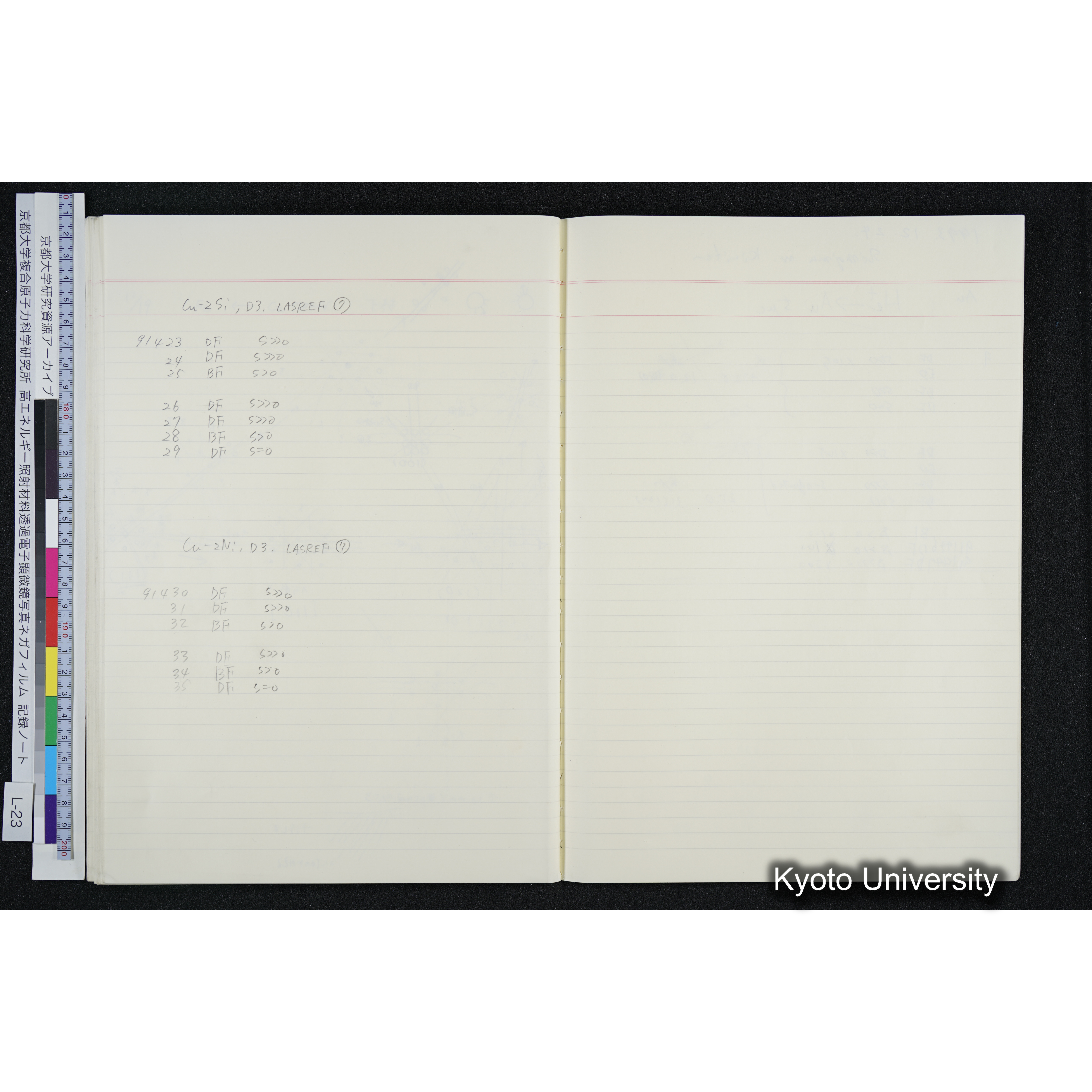 [記録ノート, Lシリーズ] L-23 '93.11.16〜 (56)