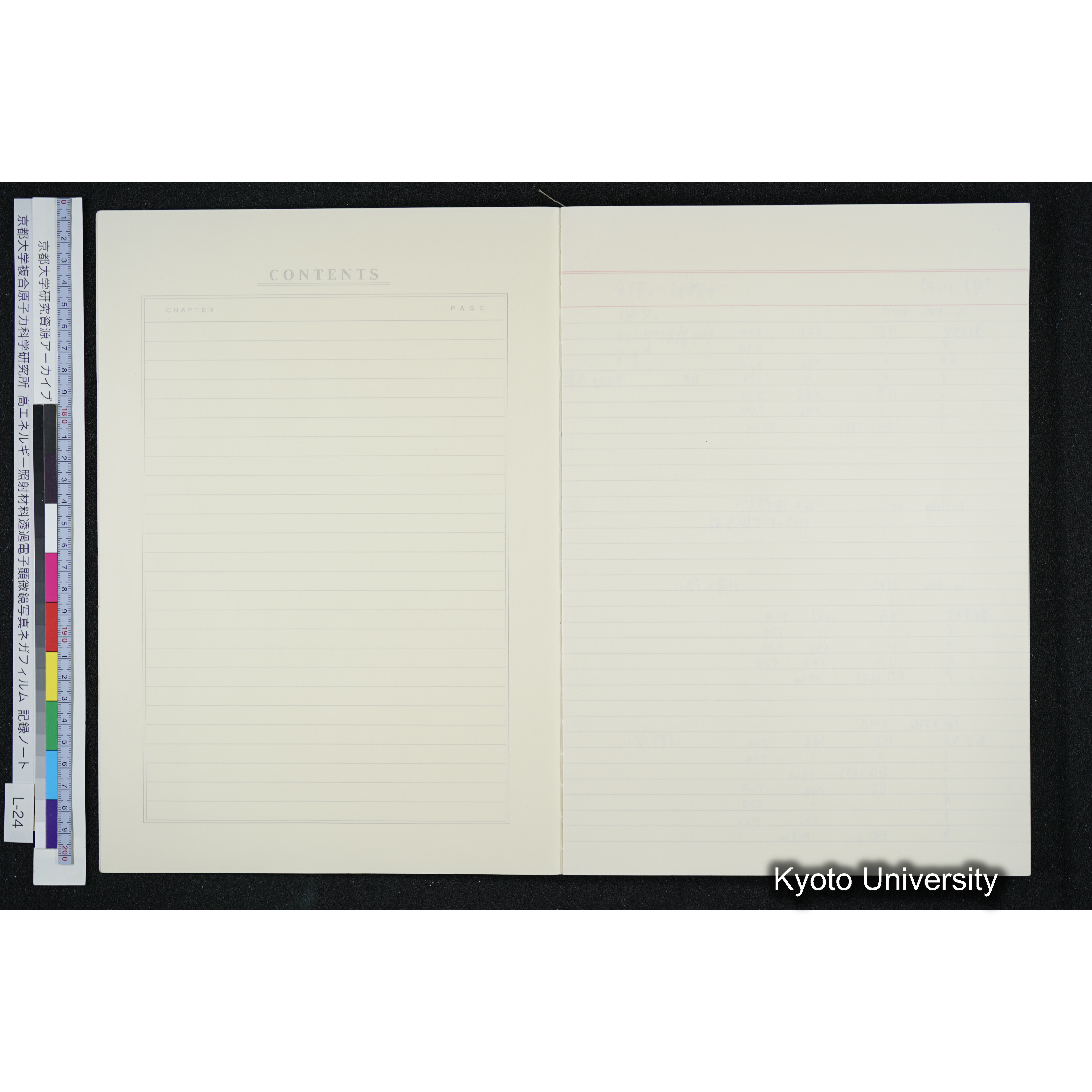 [記録ノート, Lシリーズ] L-24 '93.12.27〜 (3)