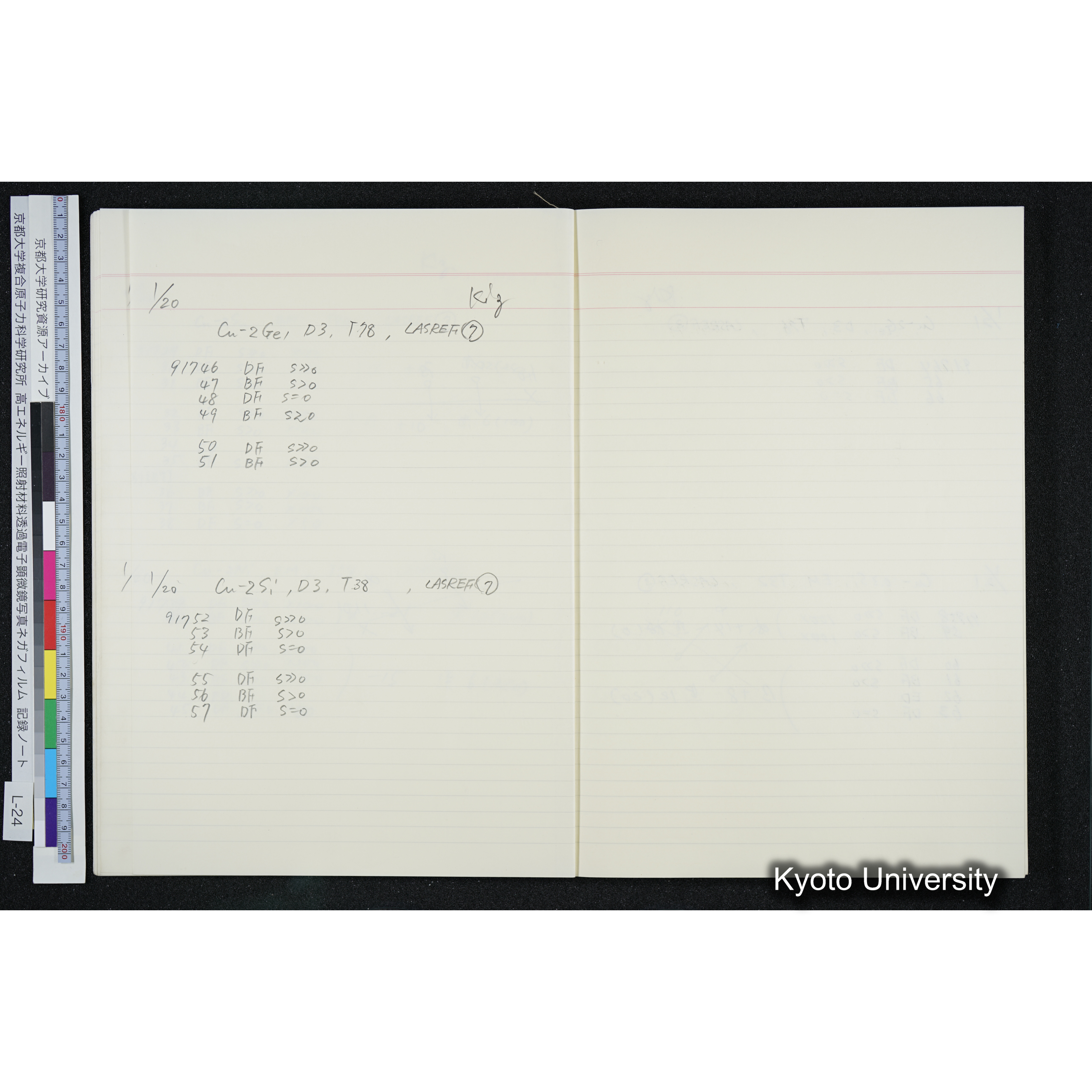 [記録ノート, Lシリーズ] L-24 '93.12.27〜 (14)