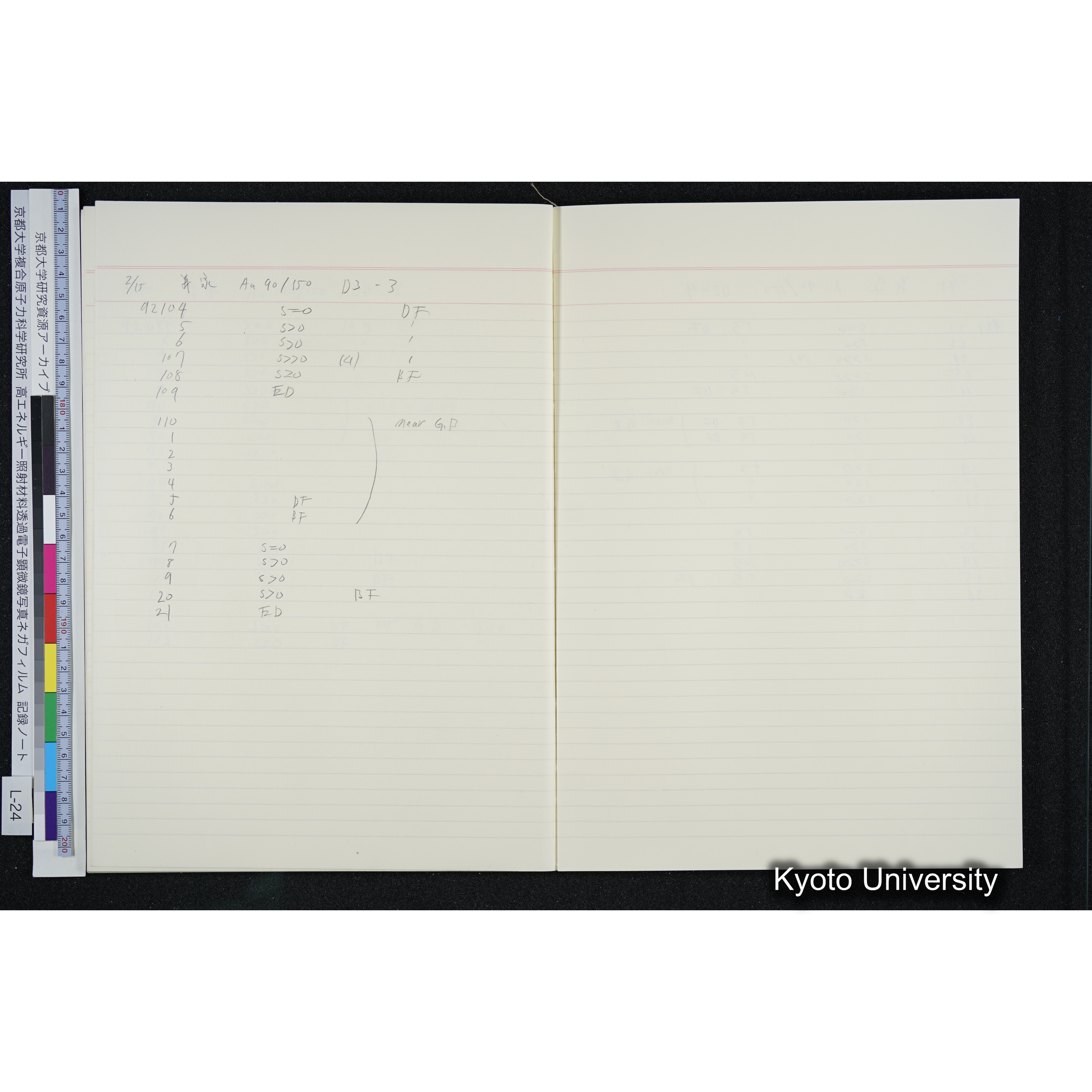 [記録ノート, Lシリーズ] L-24 '93.12.27〜 (35)