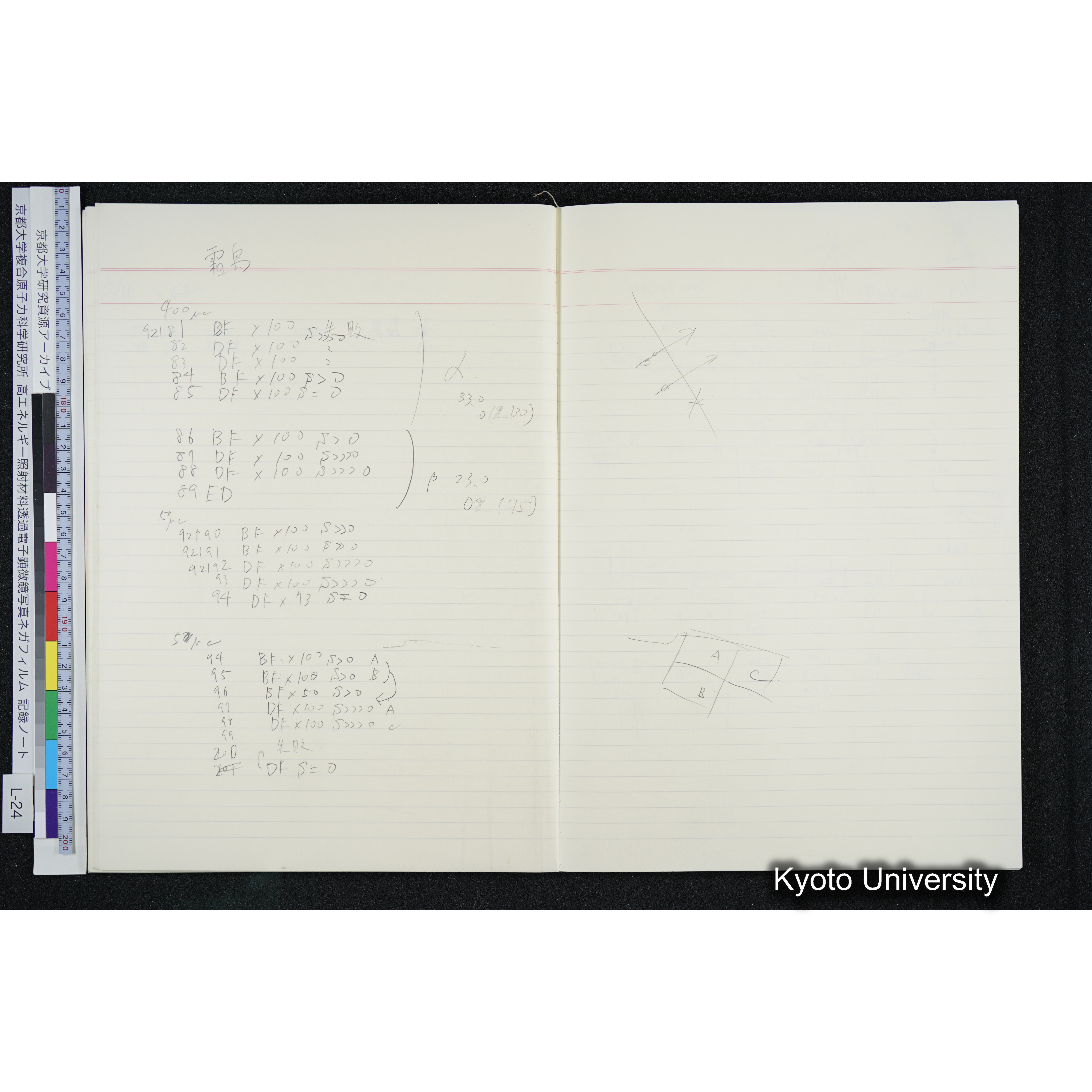 [記録ノート, Lシリーズ] L-24 '93.12.27〜 (43)