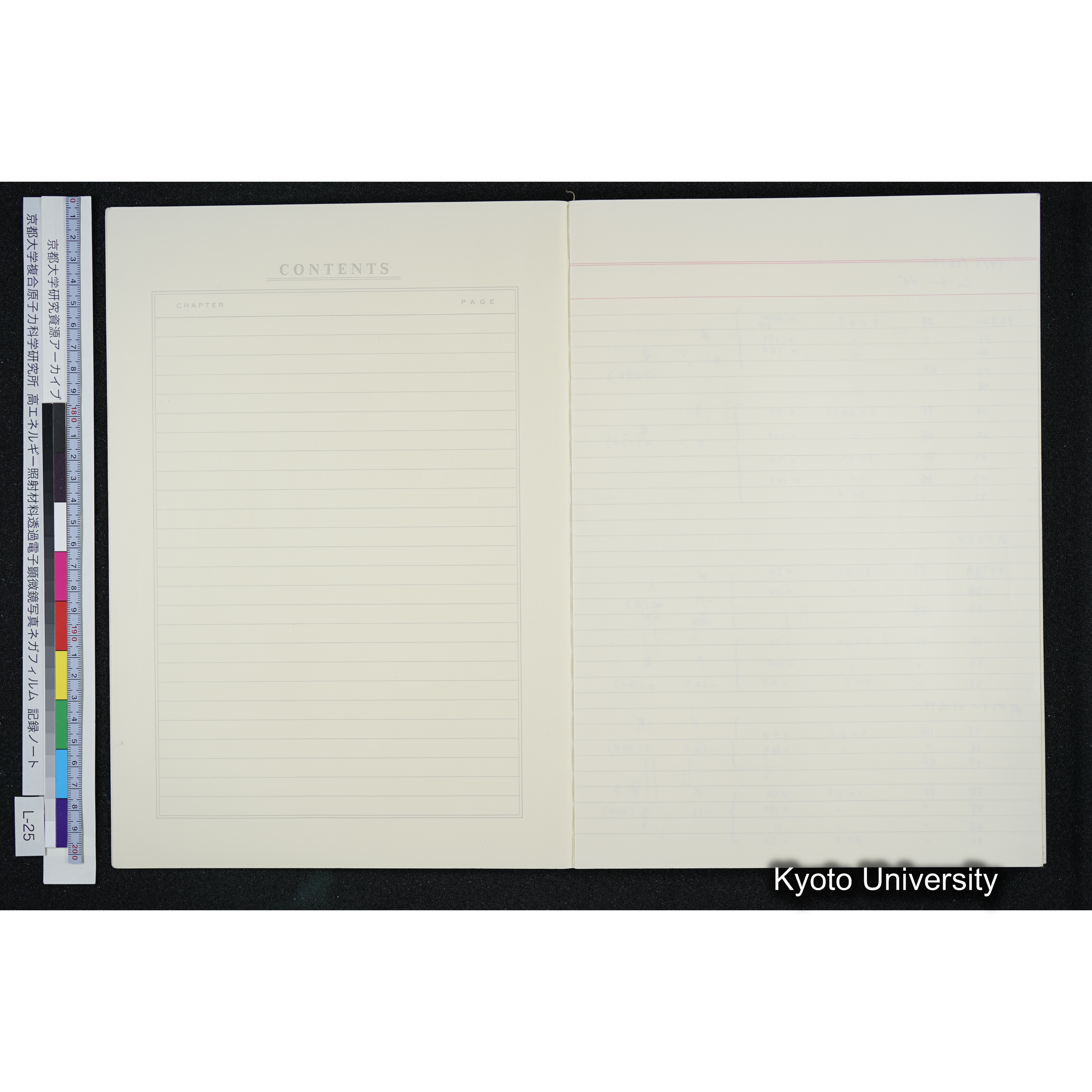 [記録ノート, Lシリーズ] L-25 '94.3.20〜 〜6.18 (3)