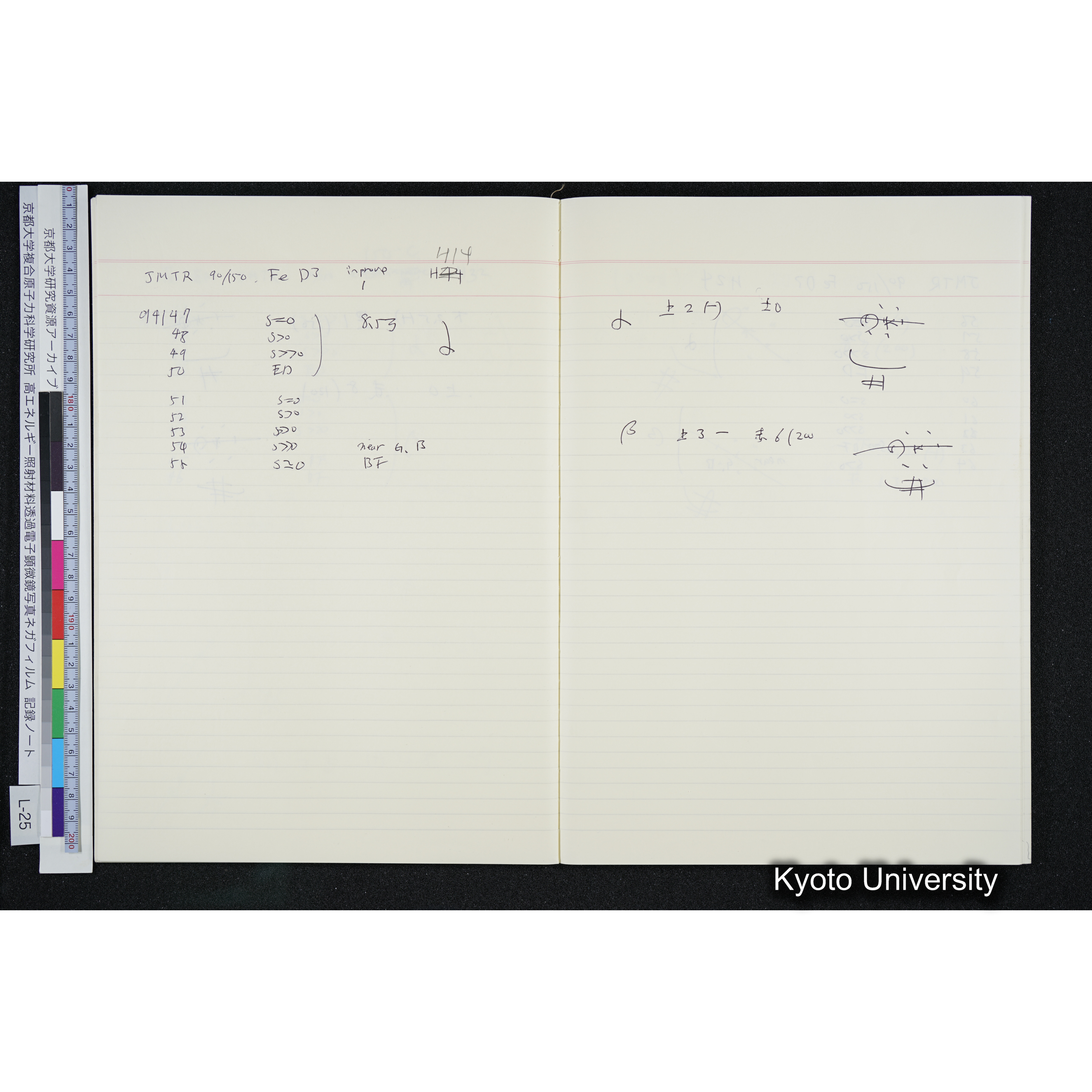 [記録ノート, Lシリーズ] L-25 '94.3.20〜 〜6.18 (26)