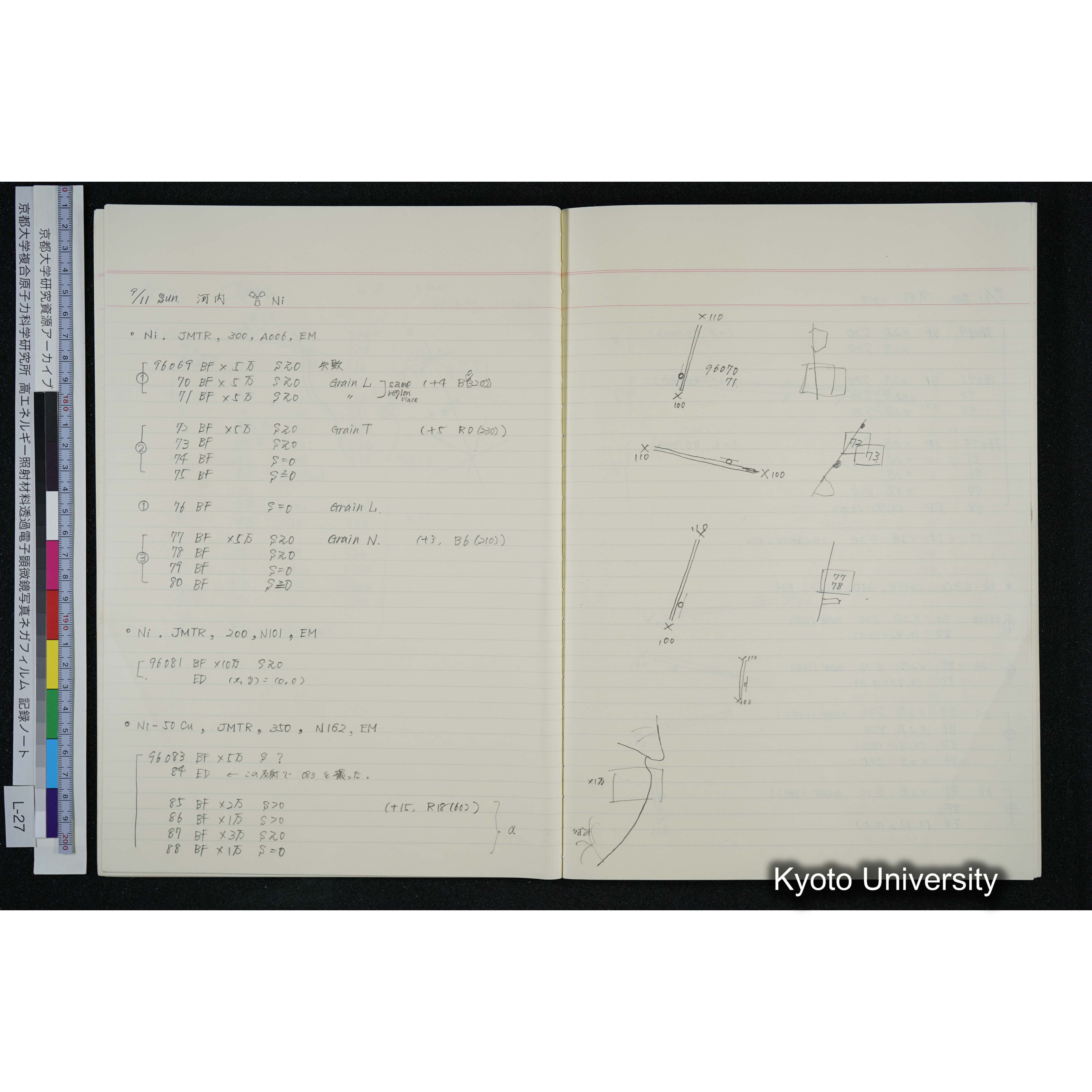 [記録ノート, Lシリーズ] L-27 '94. 8. 22〜 (18)