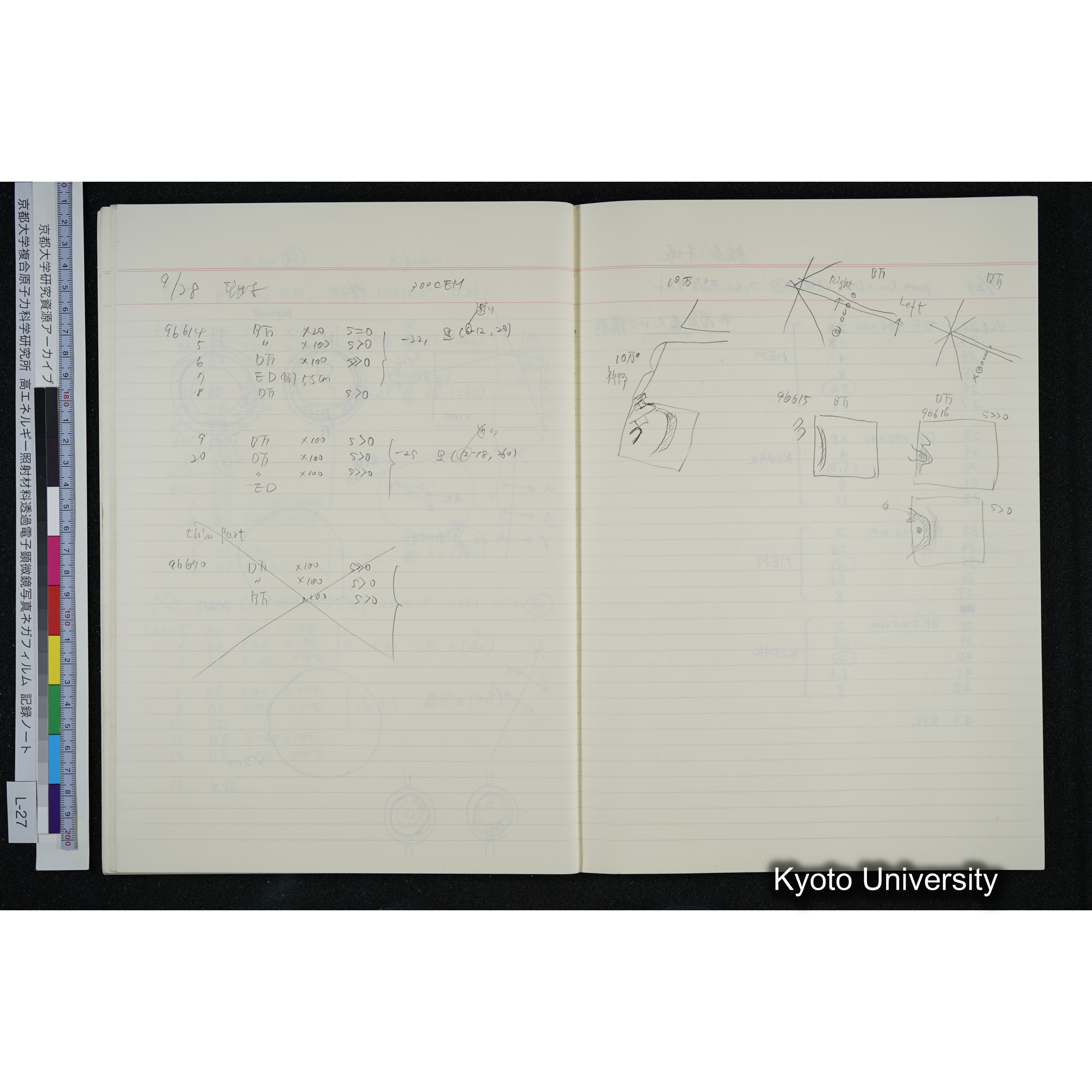 [記録ノート, Lシリーズ] L-27 '94. 8. 22〜 (48)