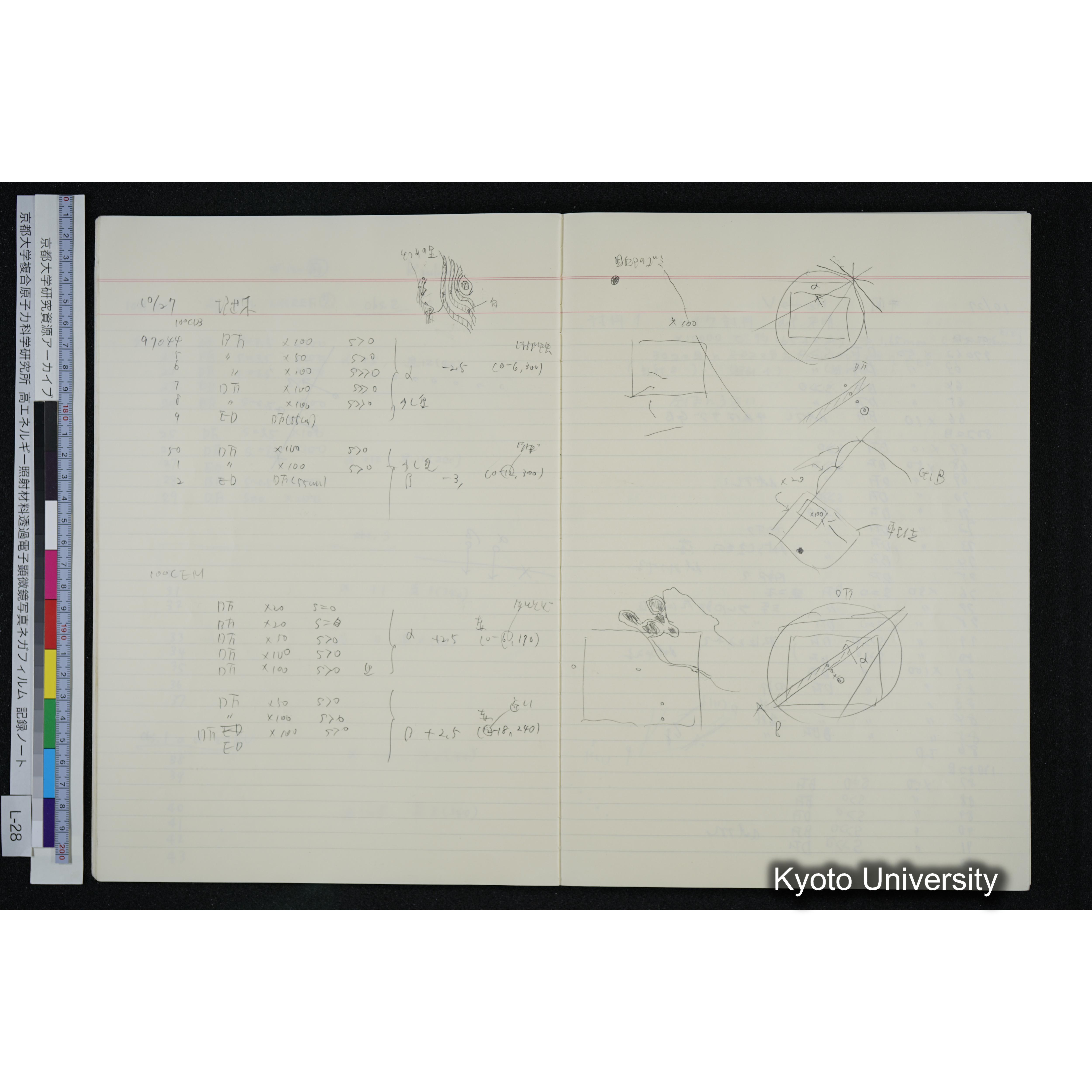 [記録ノート, Lシリーズ] L-28 '94. 10. 25〜 (11)