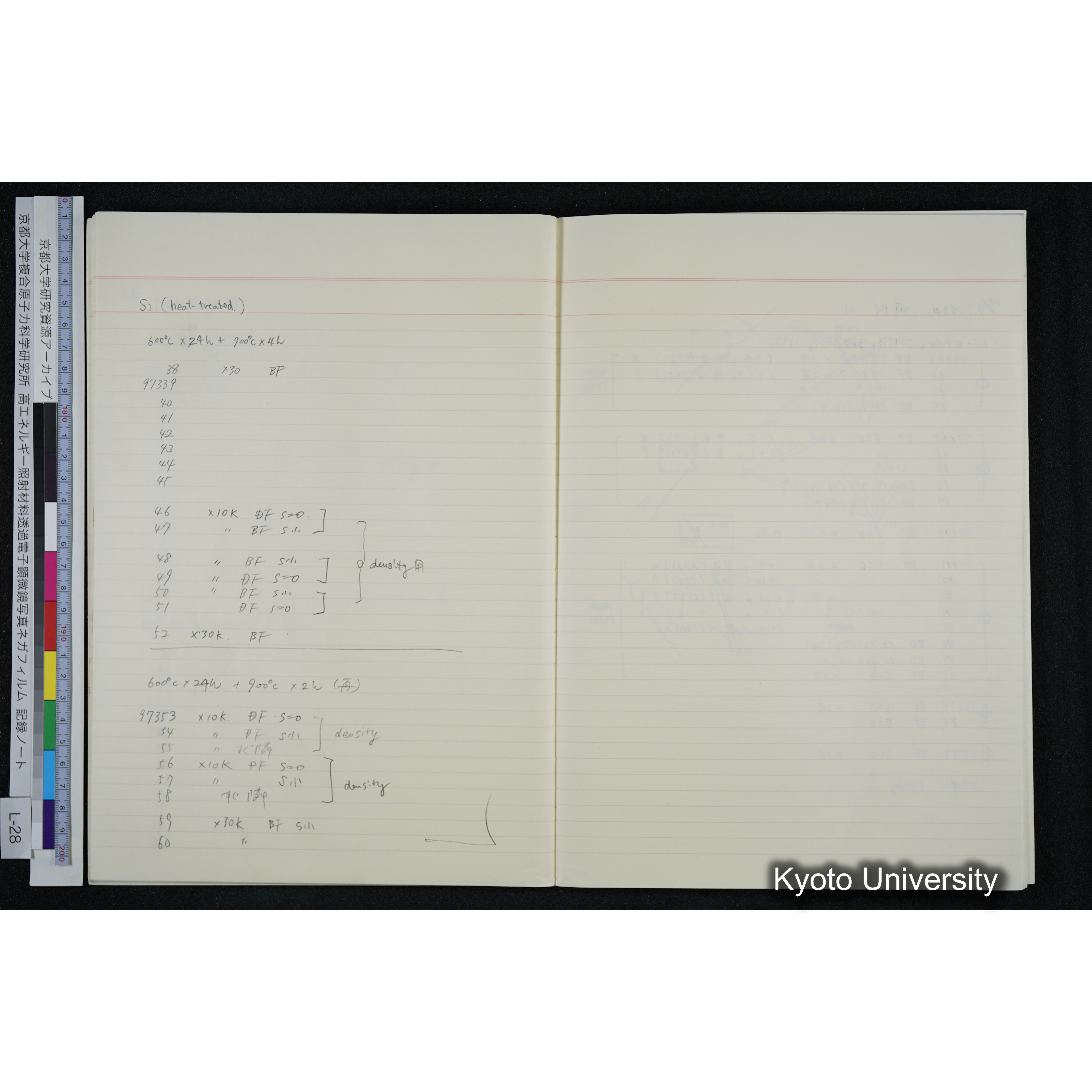 [記録ノート, Lシリーズ] L-28 '94. 10. 25〜 (27)