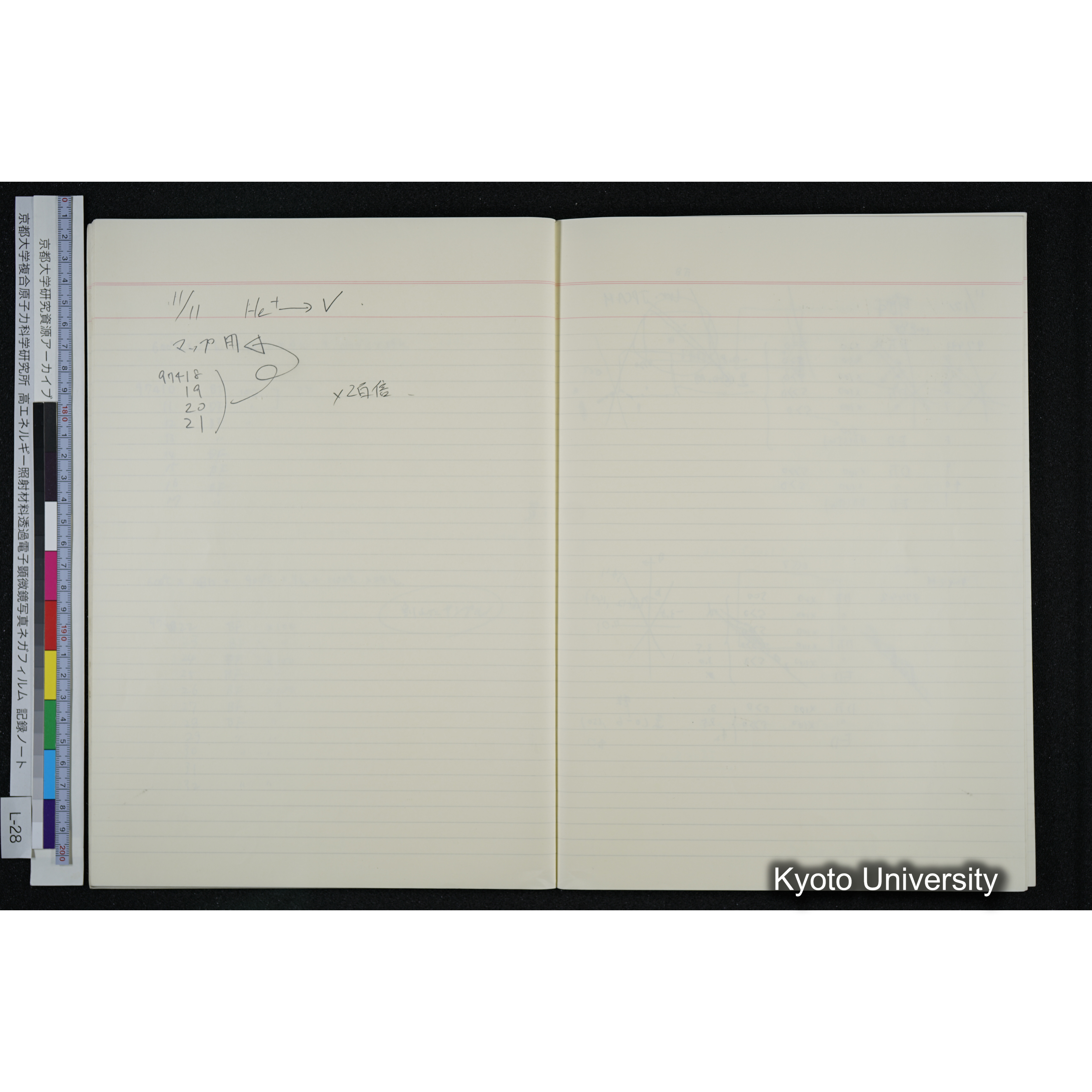 [記録ノート, Lシリーズ] L-28 '94. 10. 25〜 (31)