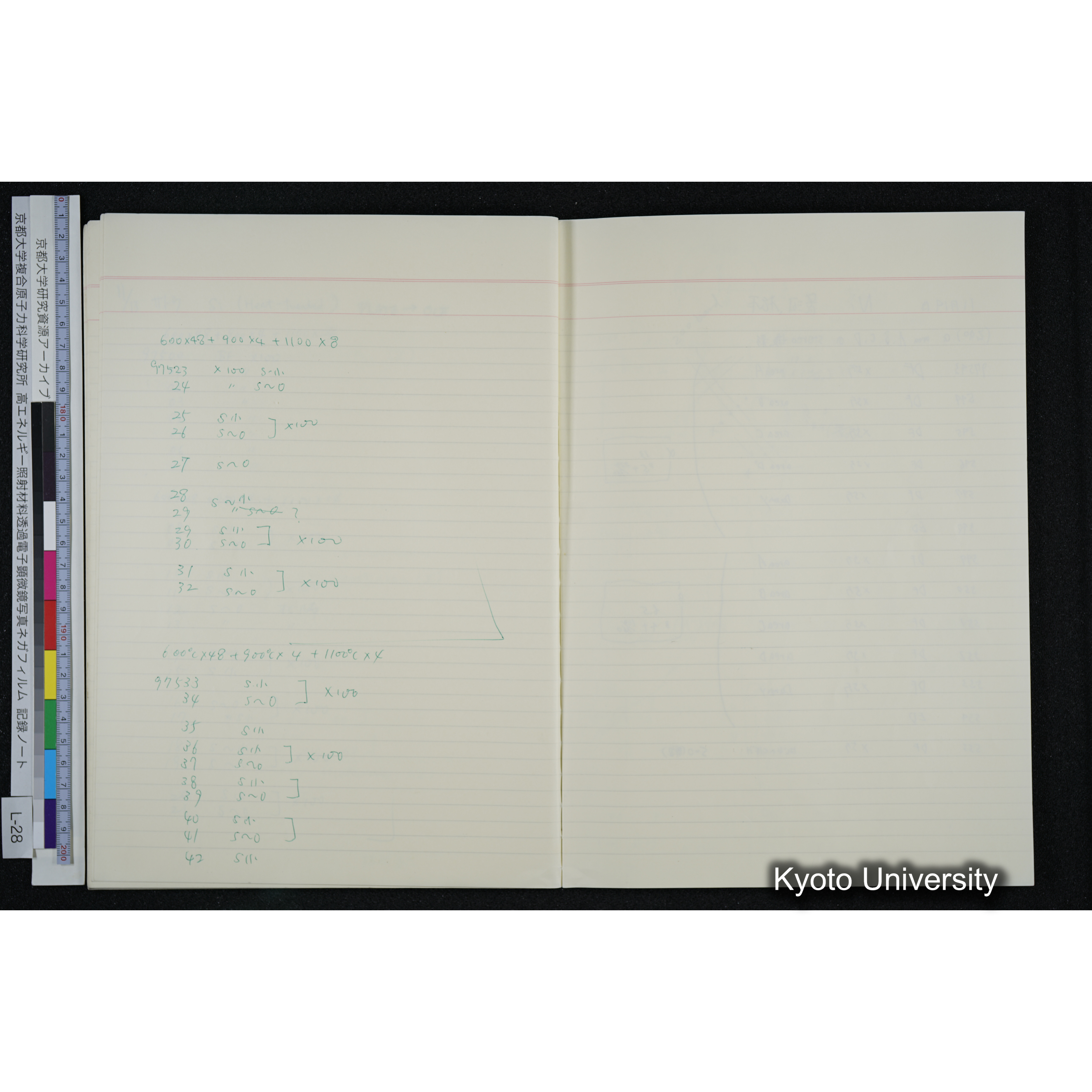 [記録ノート, Lシリーズ] L-28 '94. 10. 25〜 (36)