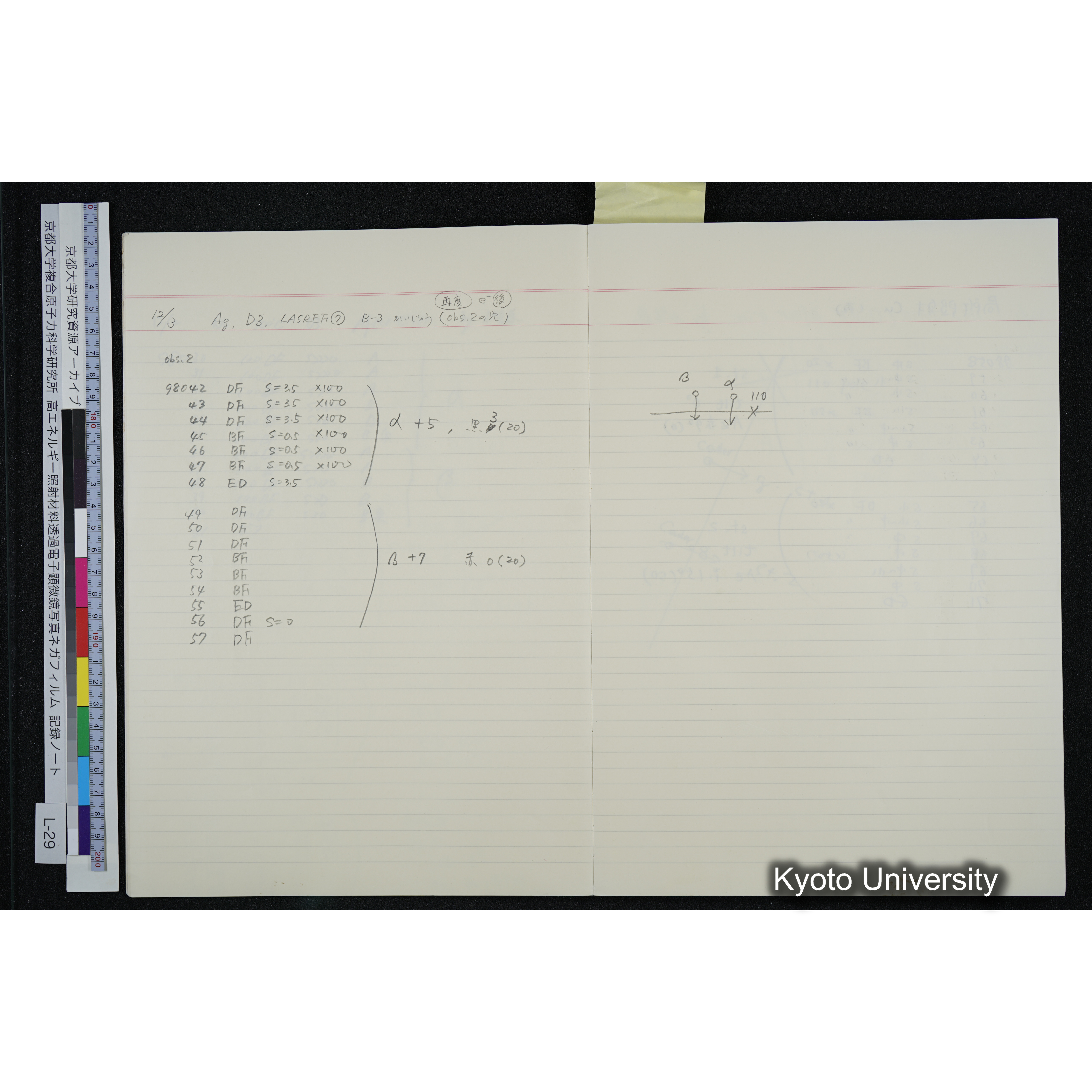 [記録ノート, Lシリーズ] L-29 '94. 12. 1〜'94. 12. 24 (8)