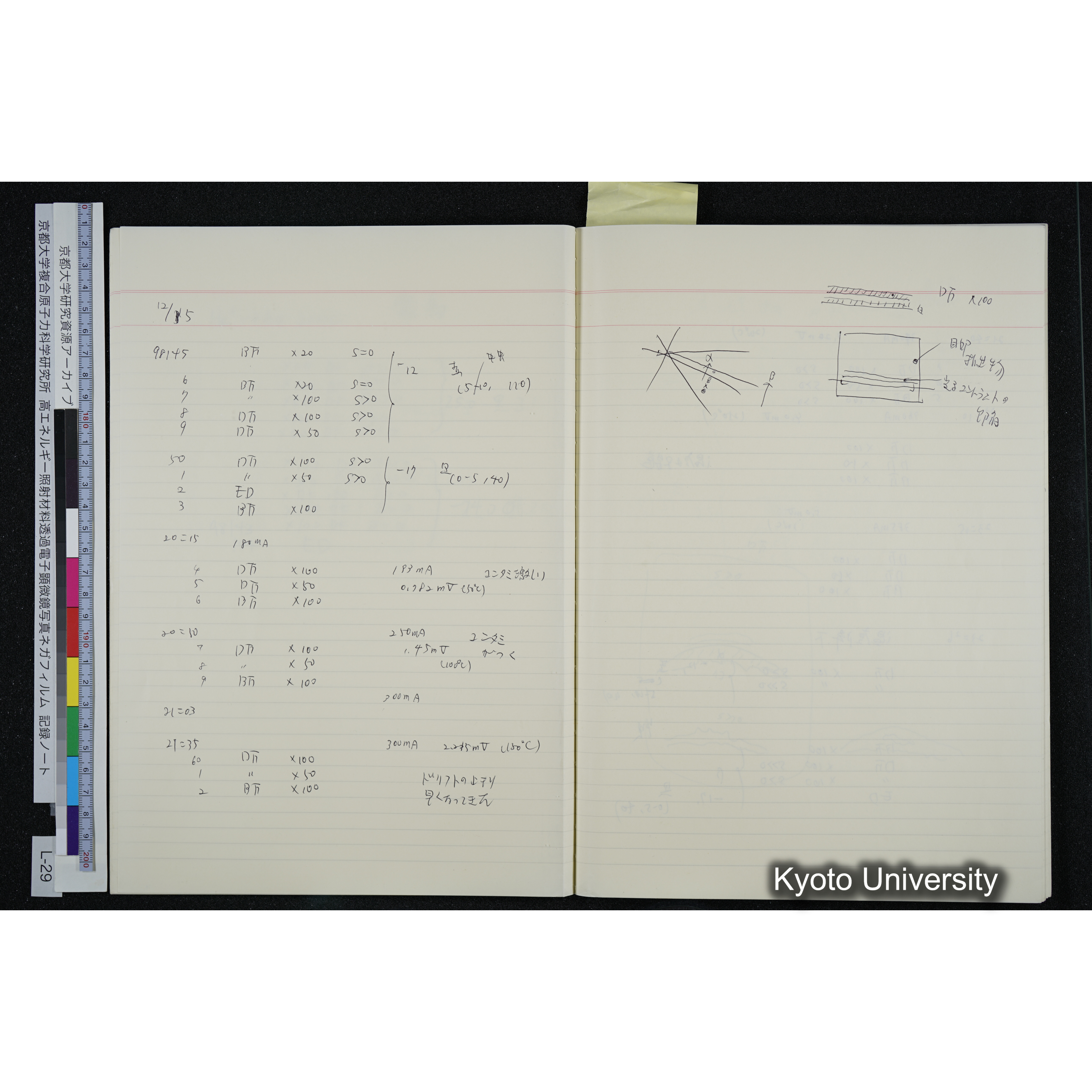 [記録ノート, Lシリーズ] L-29 '94. 12. 1〜'94. 12. 24 (15)