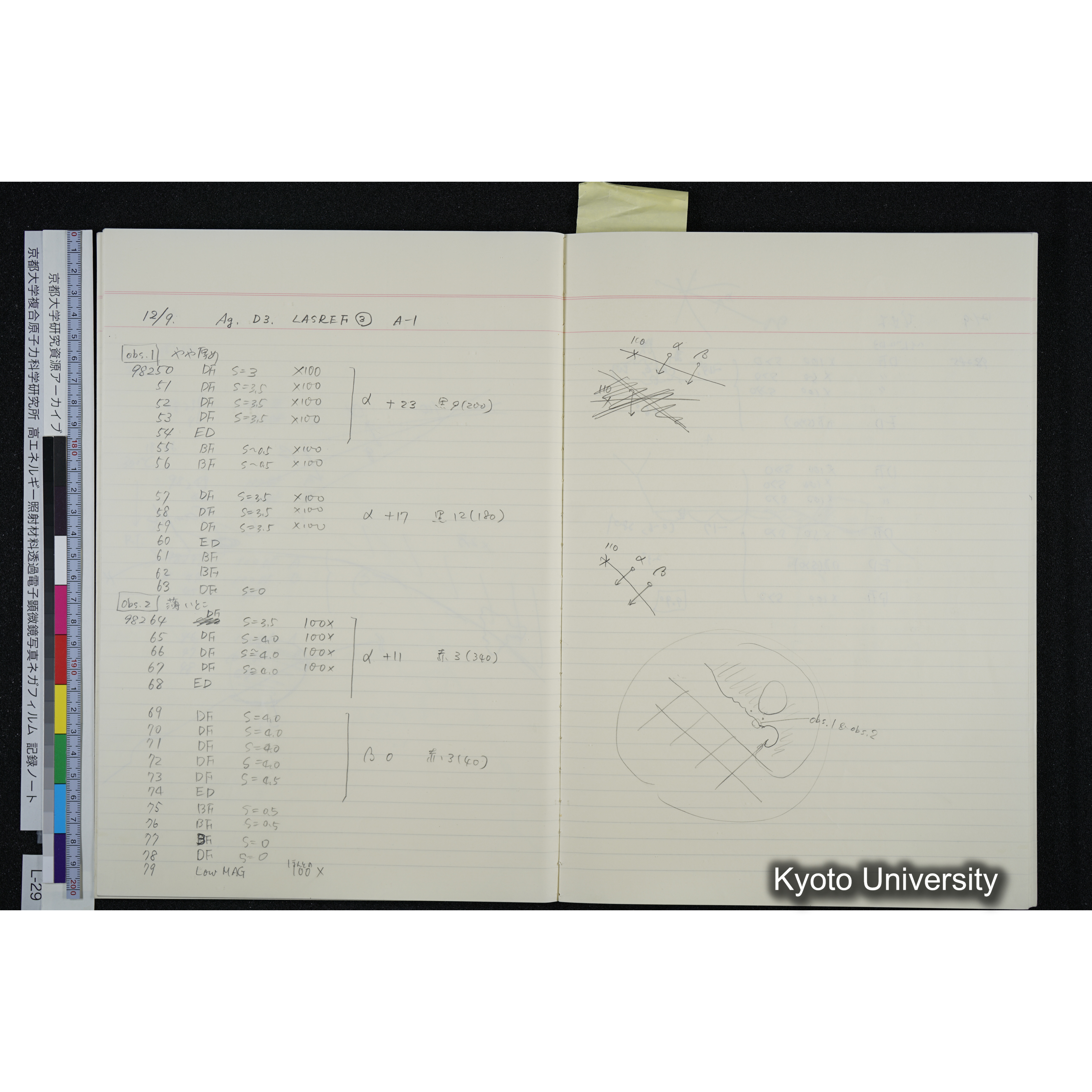 [記録ノート, Lシリーズ] L-29 '94. 12. 1〜'94. 12. 24 (22)