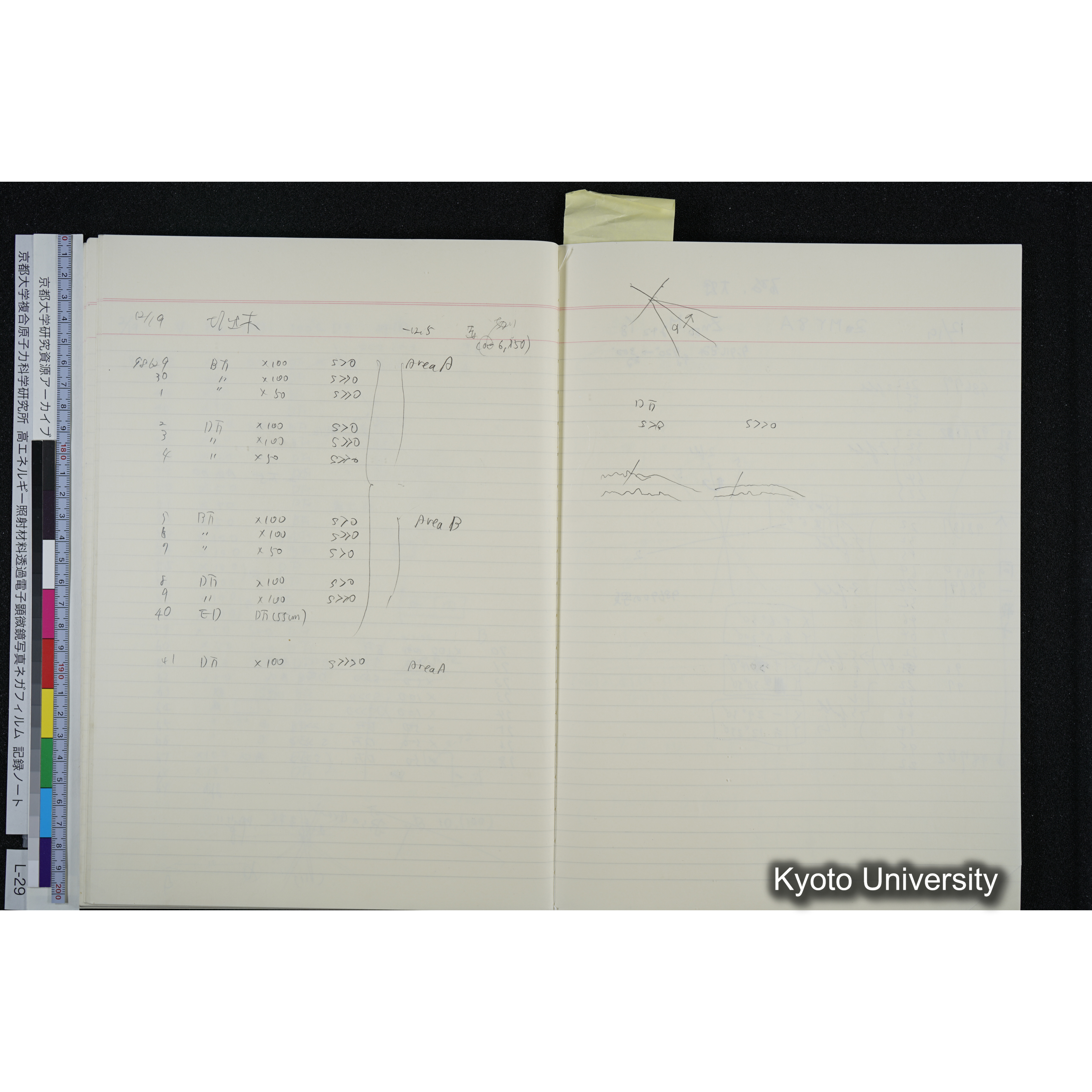 [記録ノート, Lシリーズ] L-29 '94. 12. 1〜'94. 12. 24 (44)