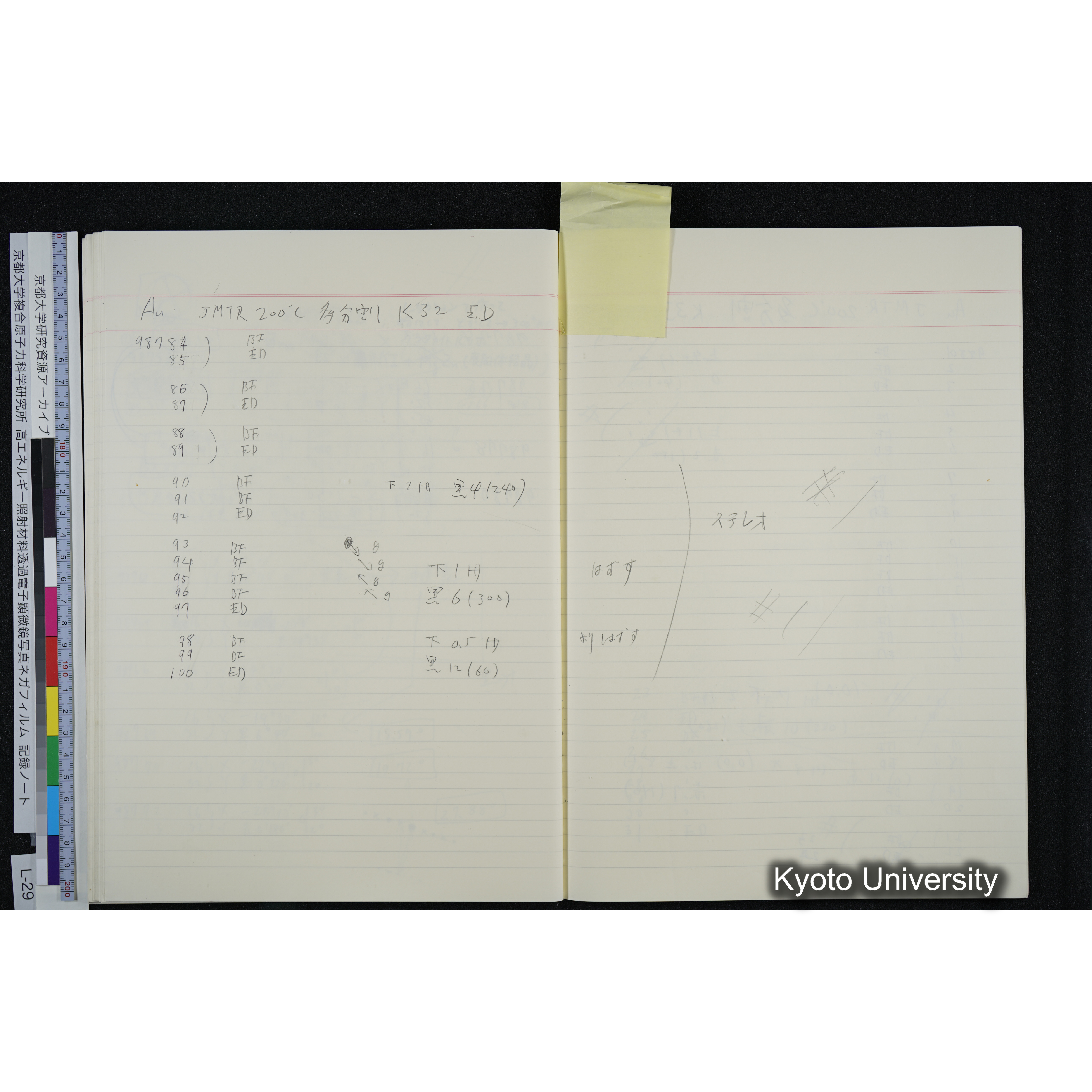 [記録ノート, Lシリーズ] L-29 '94. 12. 1〜'94. 12. 24 (50)