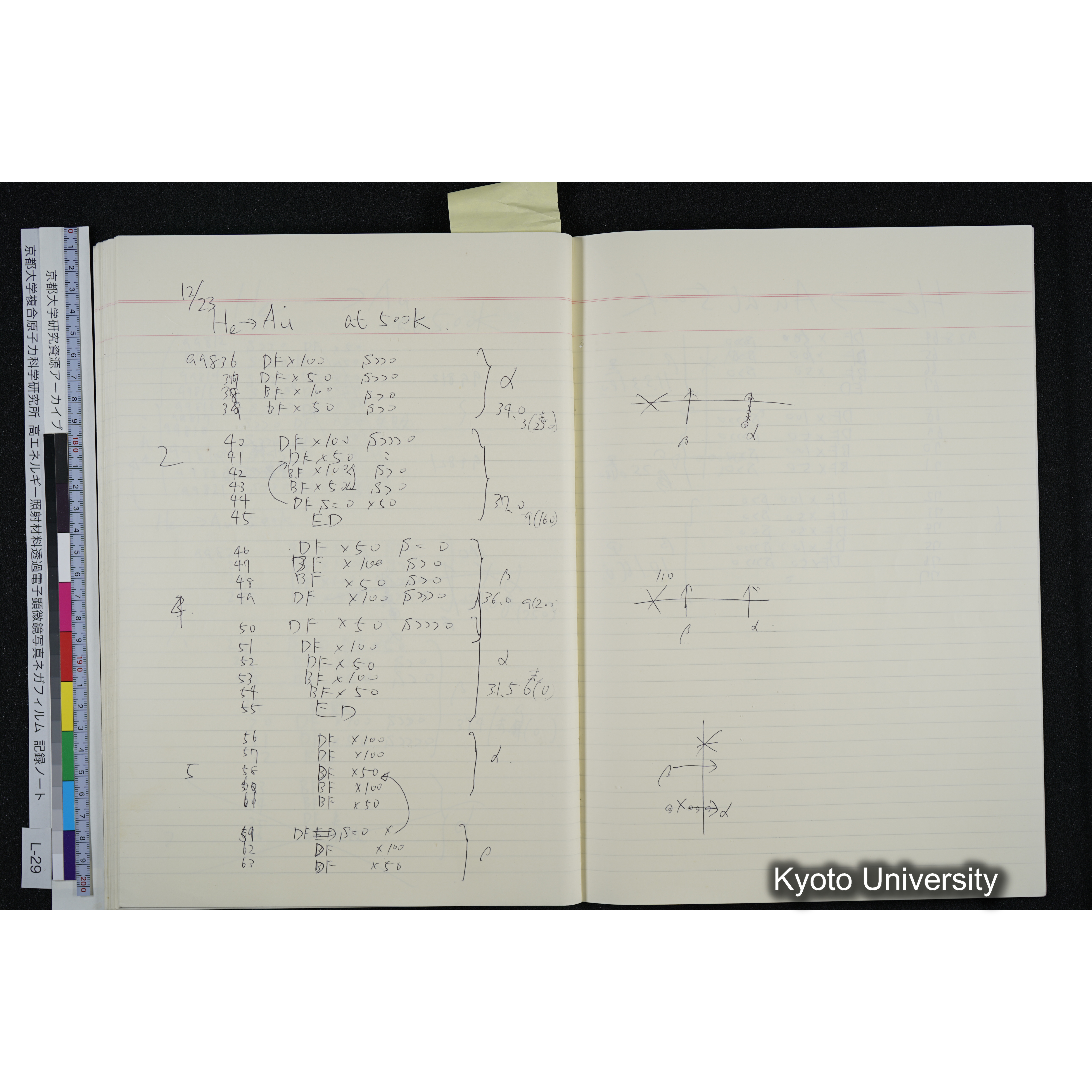 [記録ノート, Lシリーズ] L-29 '94. 12. 1〜'94. 12. 24 (63)