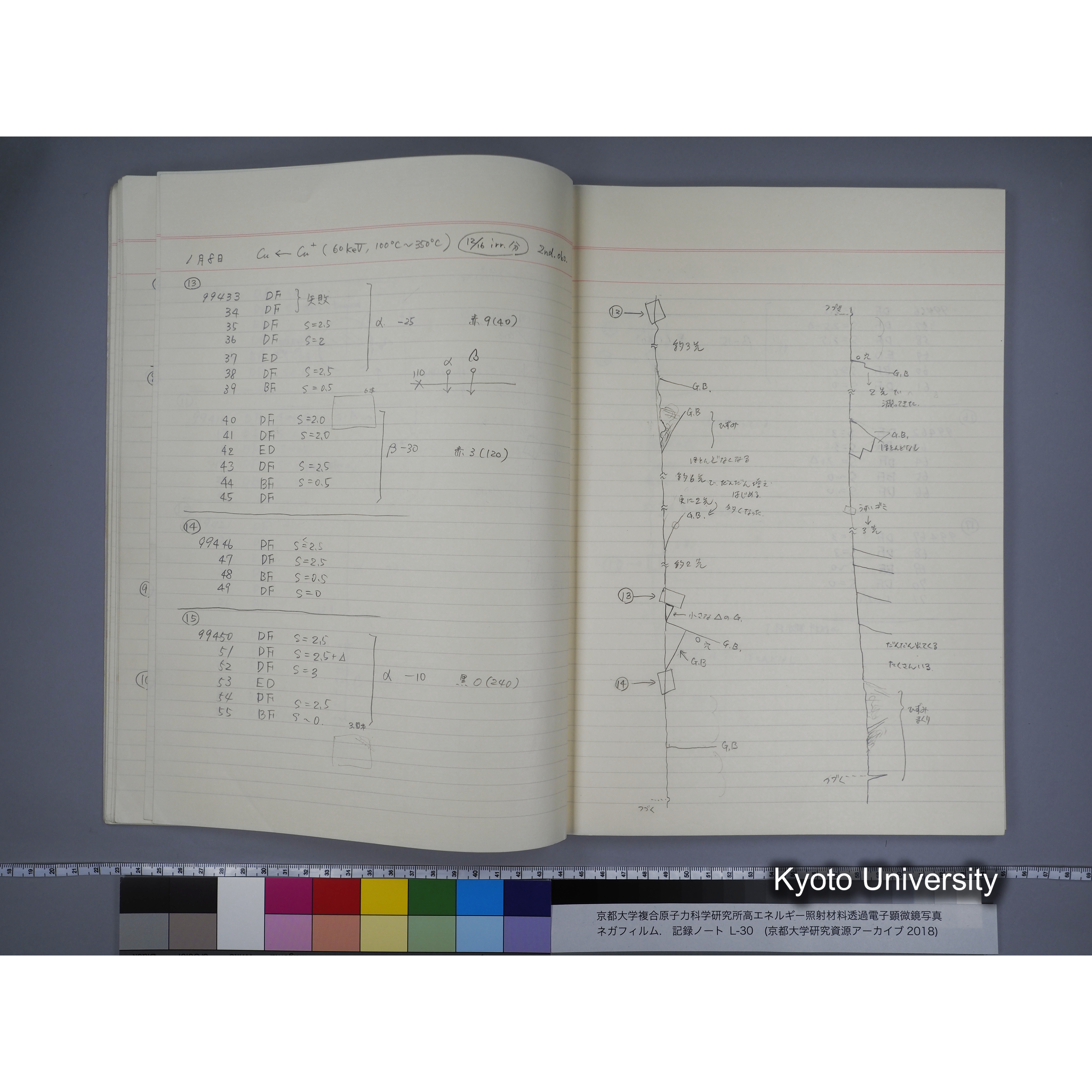 [記録ノート, Lシリーズ] L-30 '94.12.30〜 '95.2.5 (15)