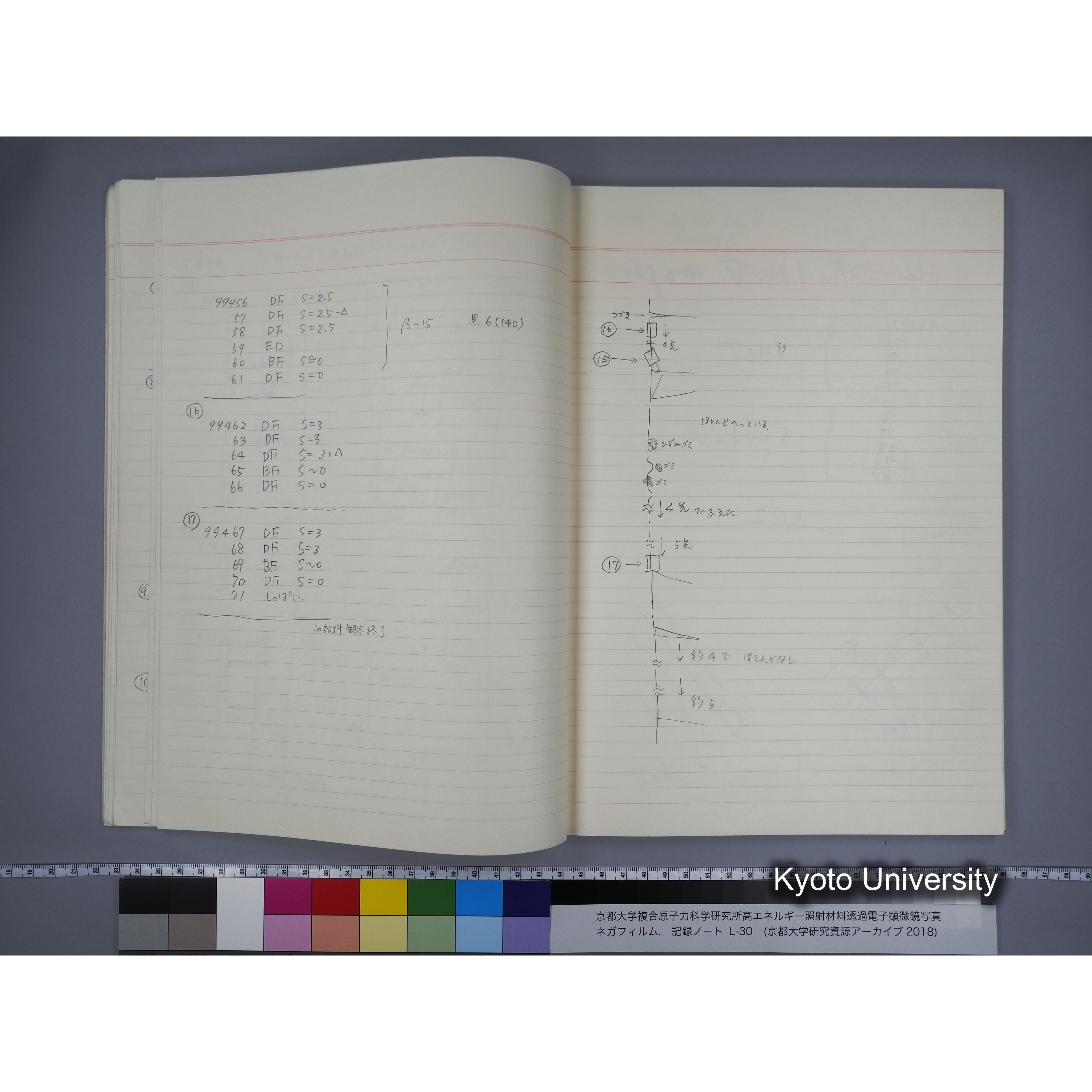 [記録ノート, Lシリーズ] L-30 '94.12.30〜 '95.2.5 (16)