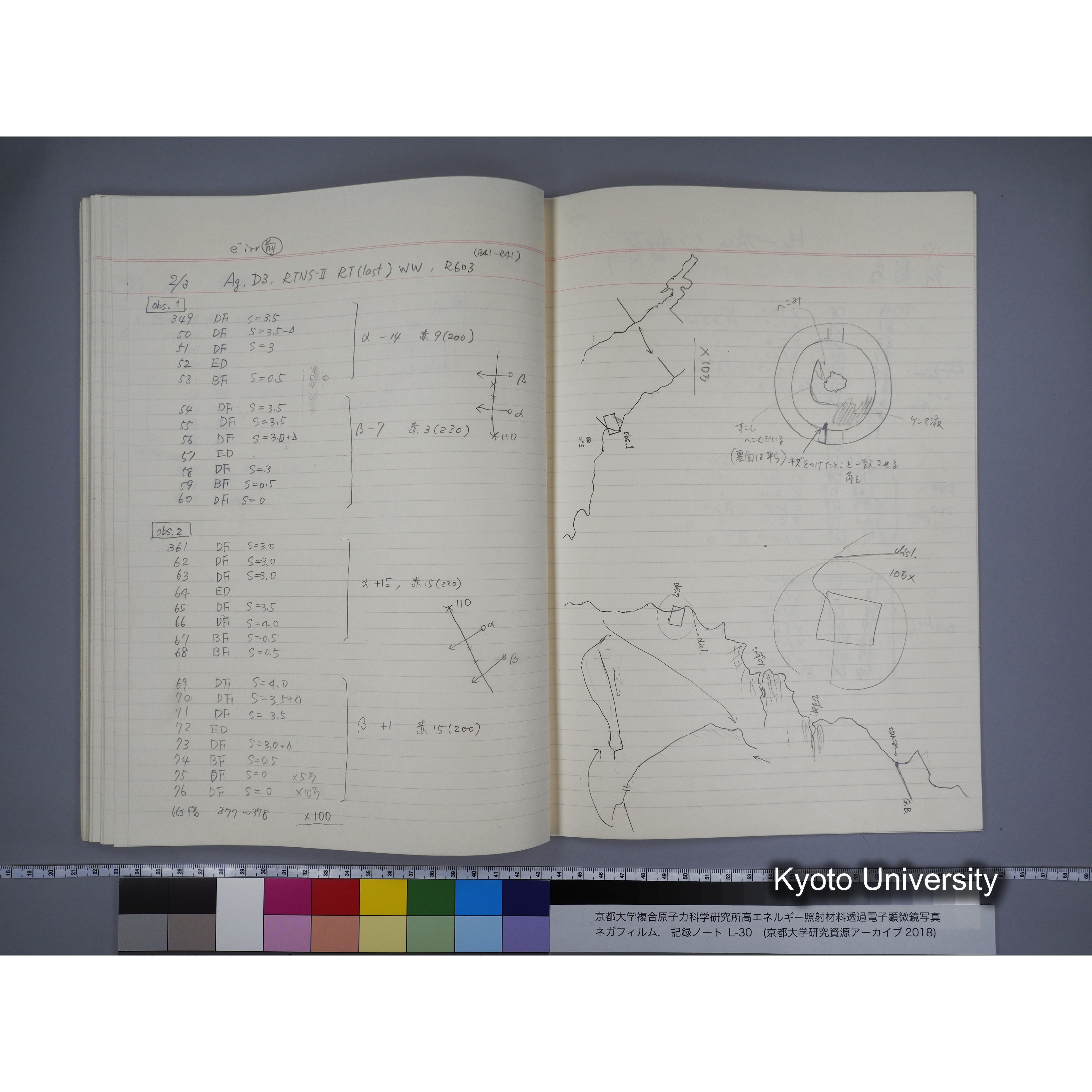 [記録ノート, Lシリーズ] L-30 '94.12.30〜 '95.2.5 (54)
