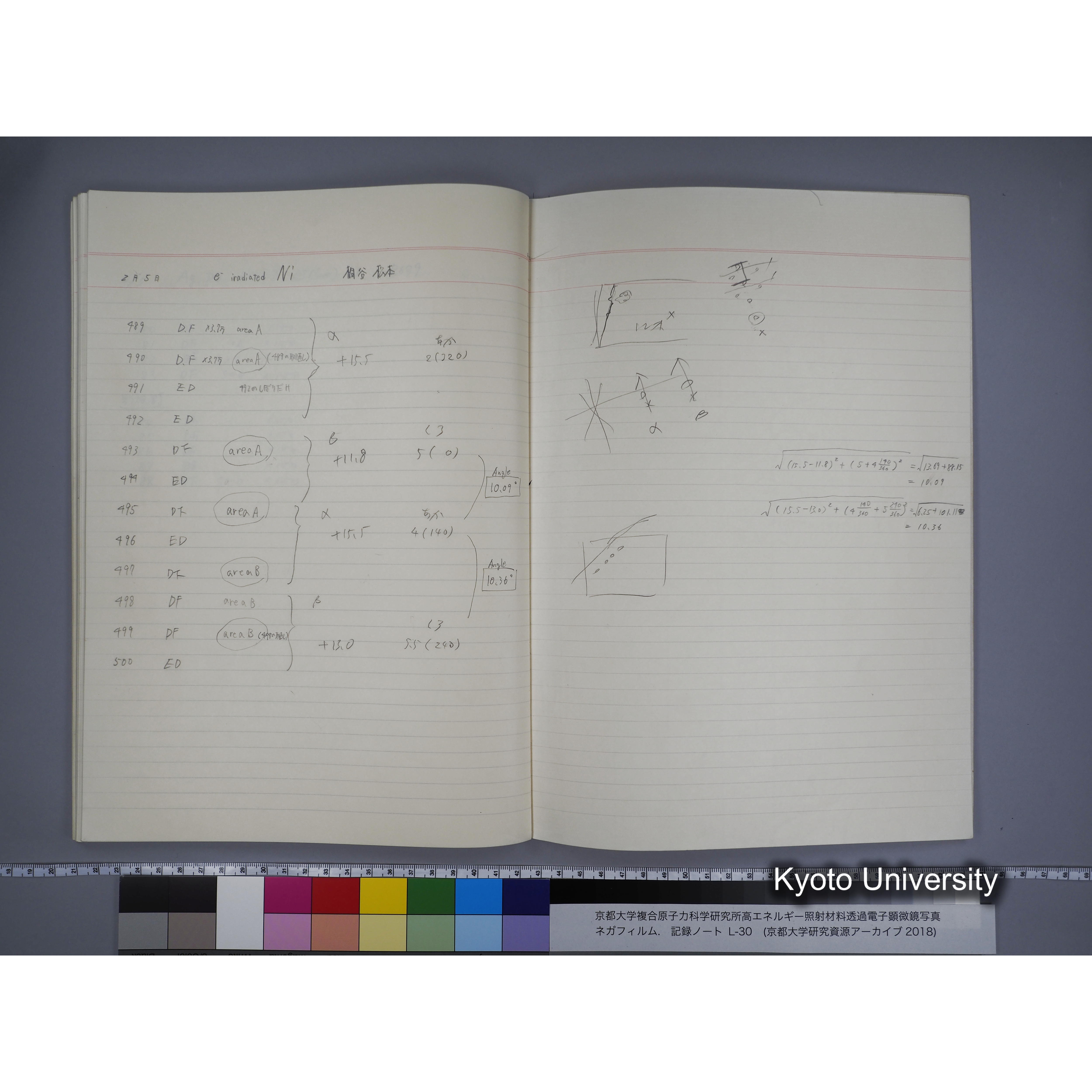 [記録ノート, Lシリーズ] L-30 '94.12.30〜 '95.2.5 (62)